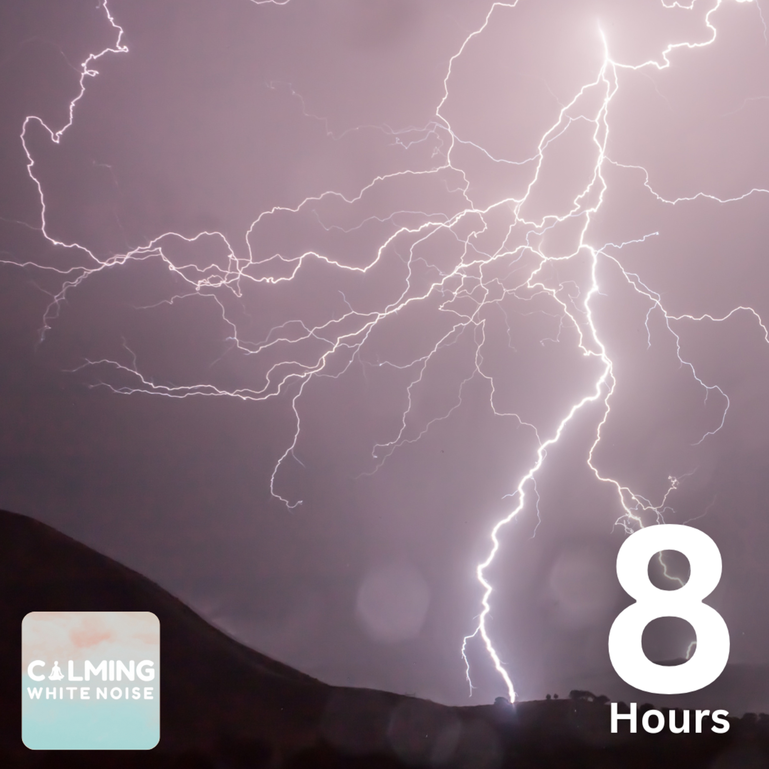 Calming Thunderstorm & Rain White Noise | 8 Hours of Sleep and Relaxation episode artwork
