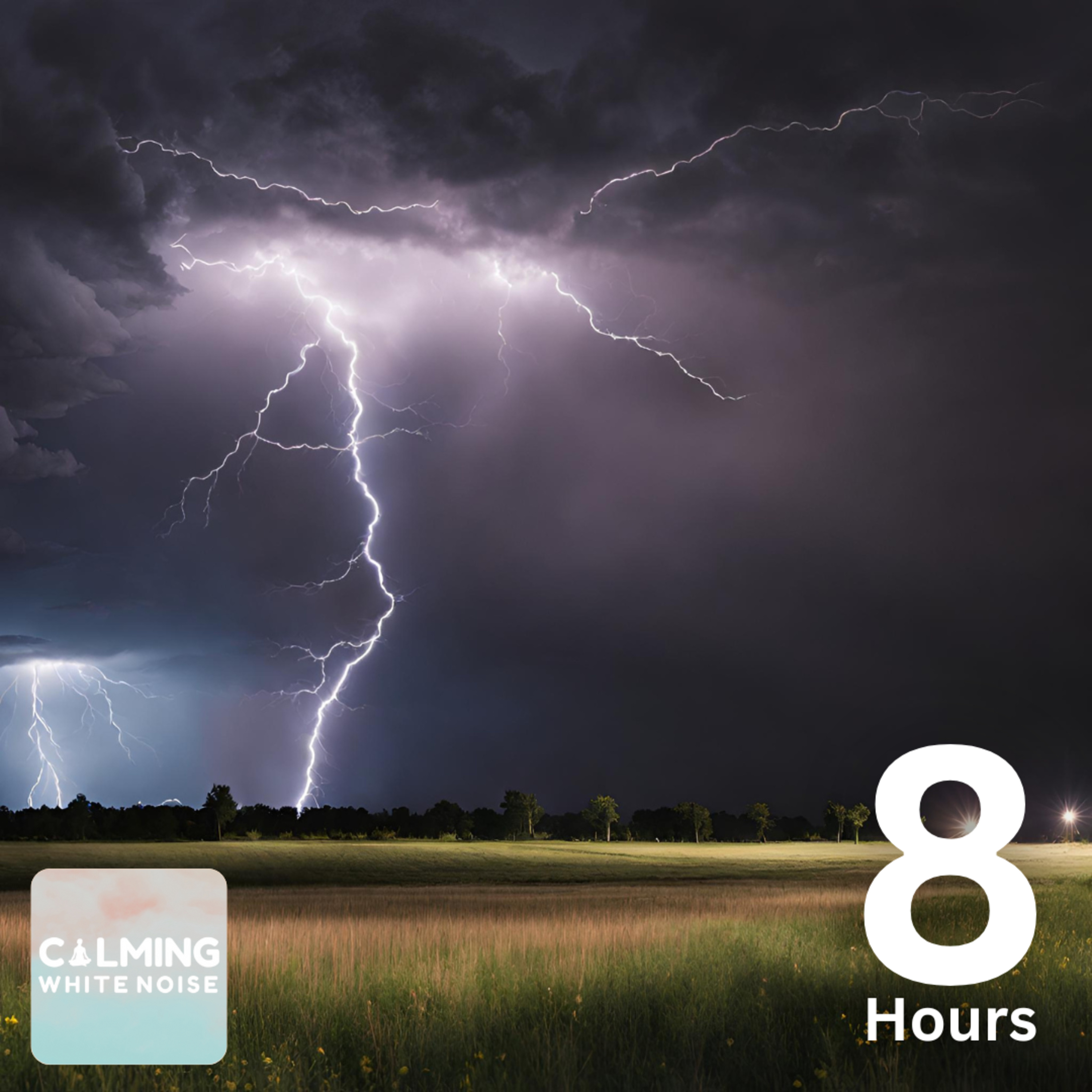 Soothing Thunderstorm White Noise for Anxiety Relief, Meditation, and Sleeping (8 Hours) episode artwork