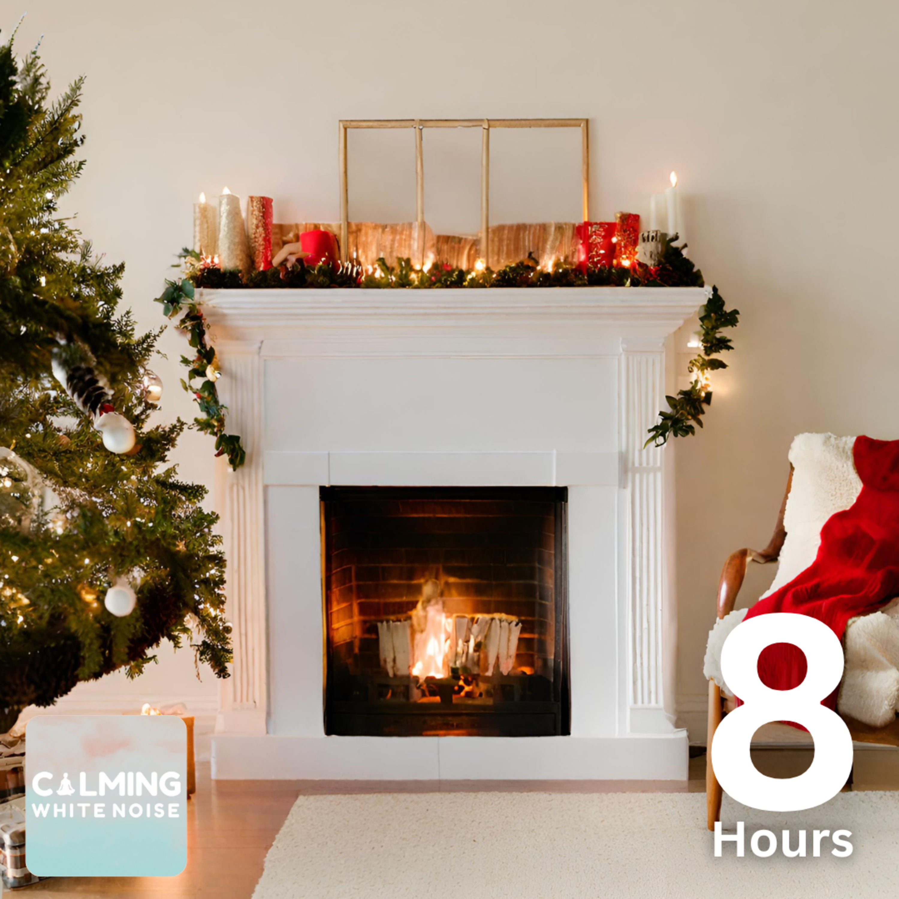🔥 8 Hour Fireplace Burning Ambience | Create a Warm & Relaxing Atmosphere episode artwork