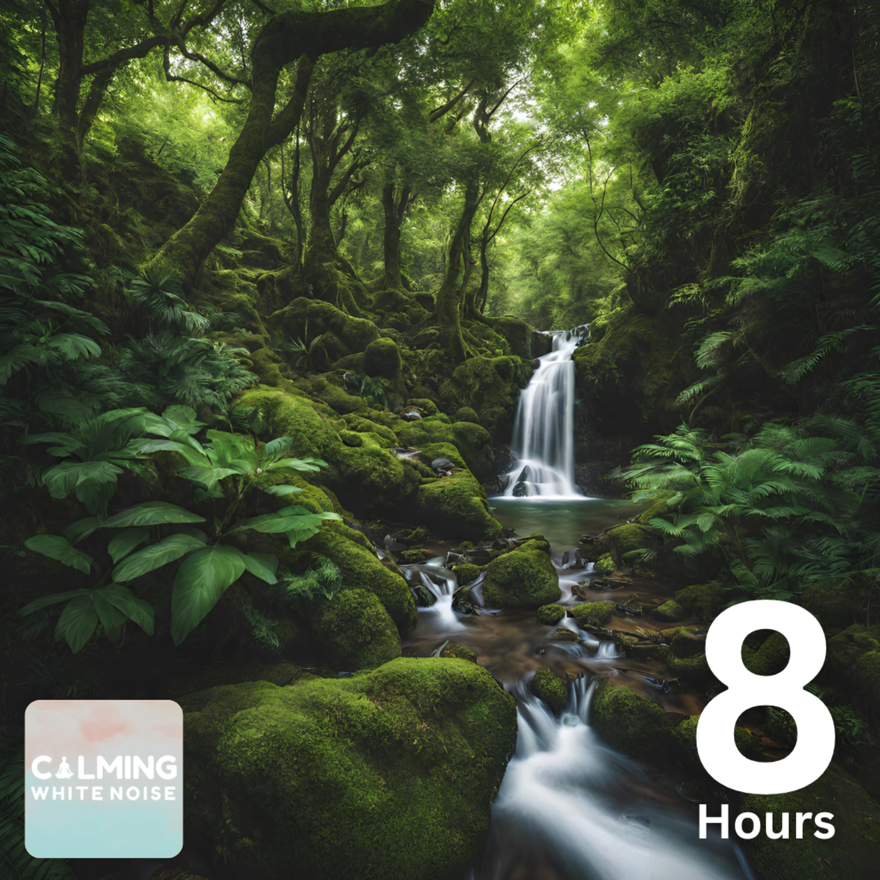 Soothing Forest Sounds for Spa-like Relaxation and Calmness (8 Hours) | Birds Chirping near Small Waterfall