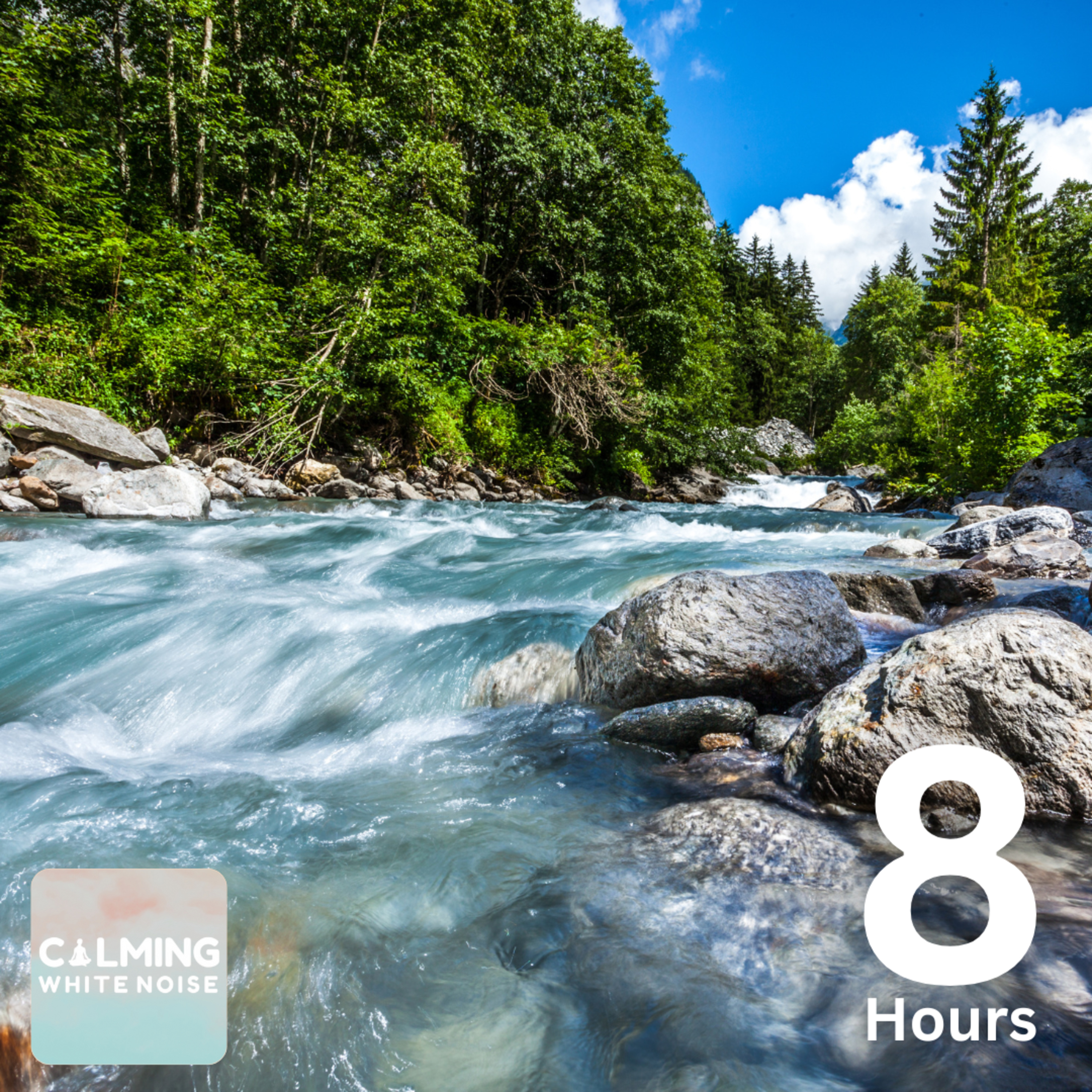 Massive River Sounds (8 Hours) | Relaxing White Noise for Sleeping