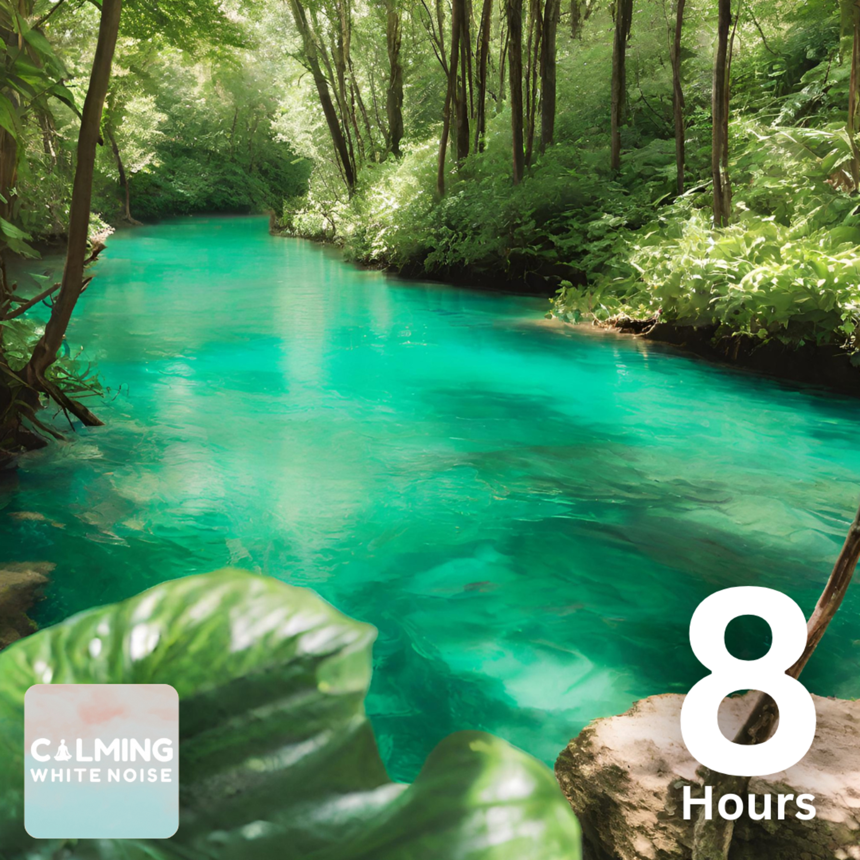 Relaxing Forest River and Water Sounds for Stress Relief (8 Hours) episode artwork