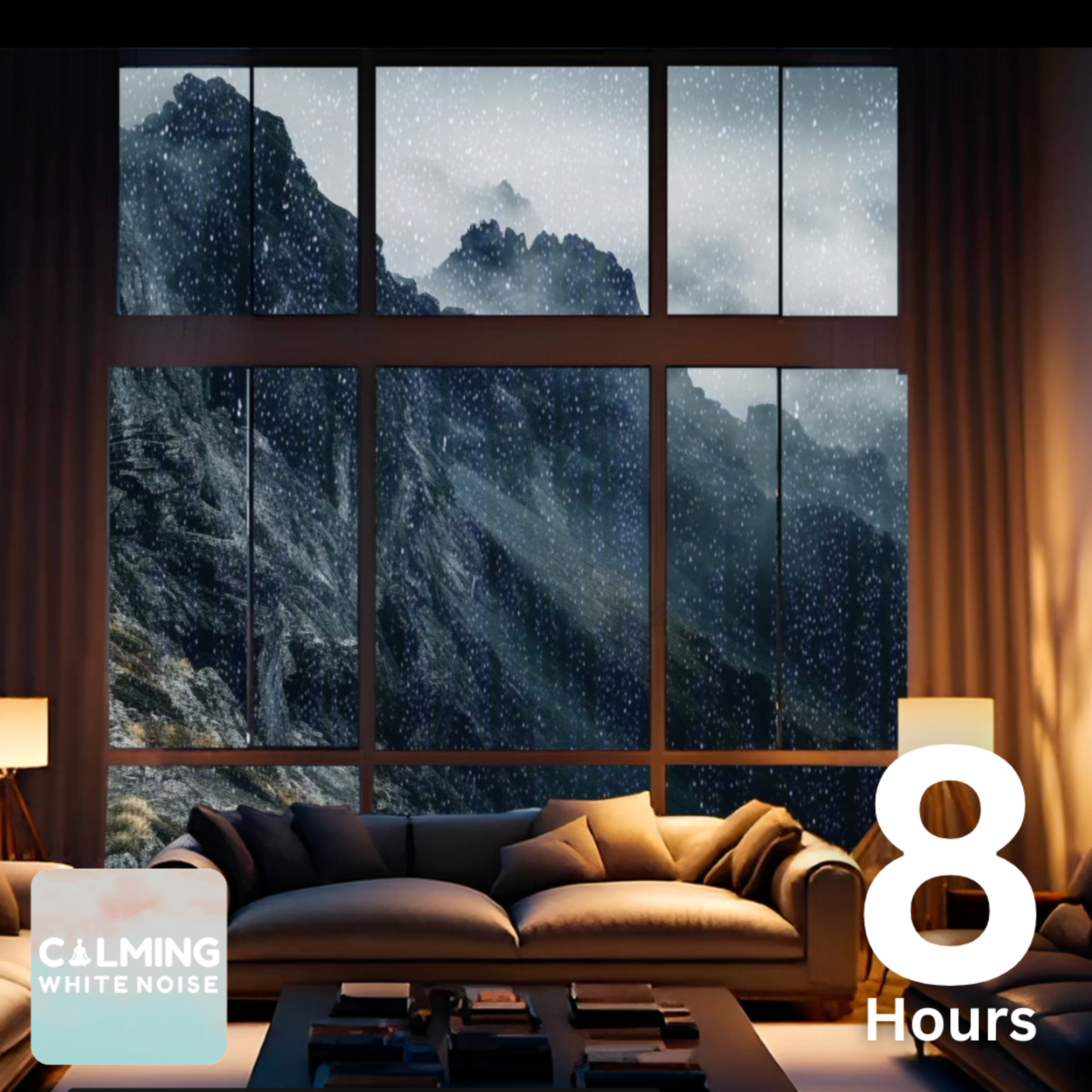 Cozy Winter Ambience (8 Hours) | Rain and Wind Sounds for Sleeping episode artwork