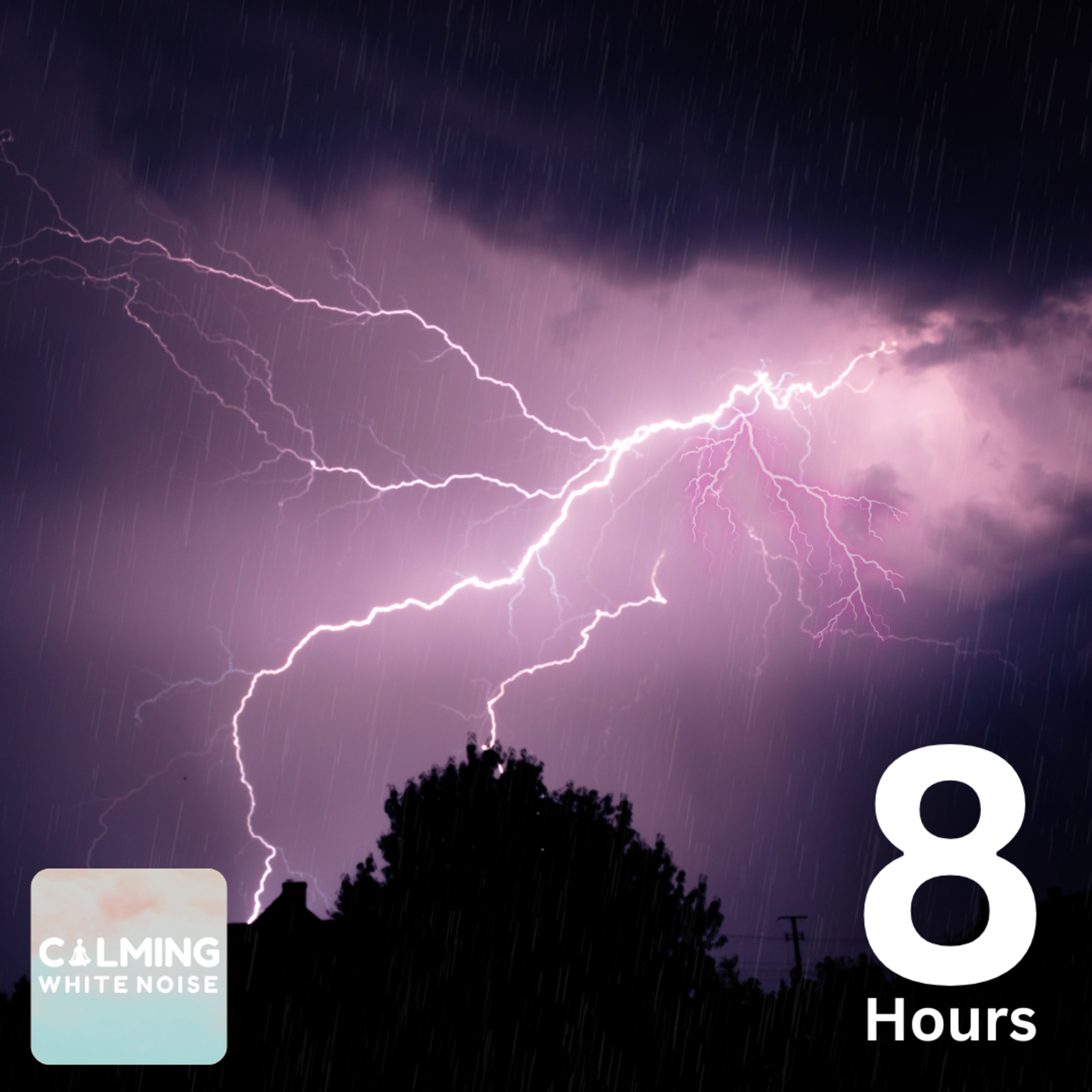 Heavy Thunderstorm Sounds (8 Hours) | Relaxing Rain and Thunder Ambience for Sleep episode artwork