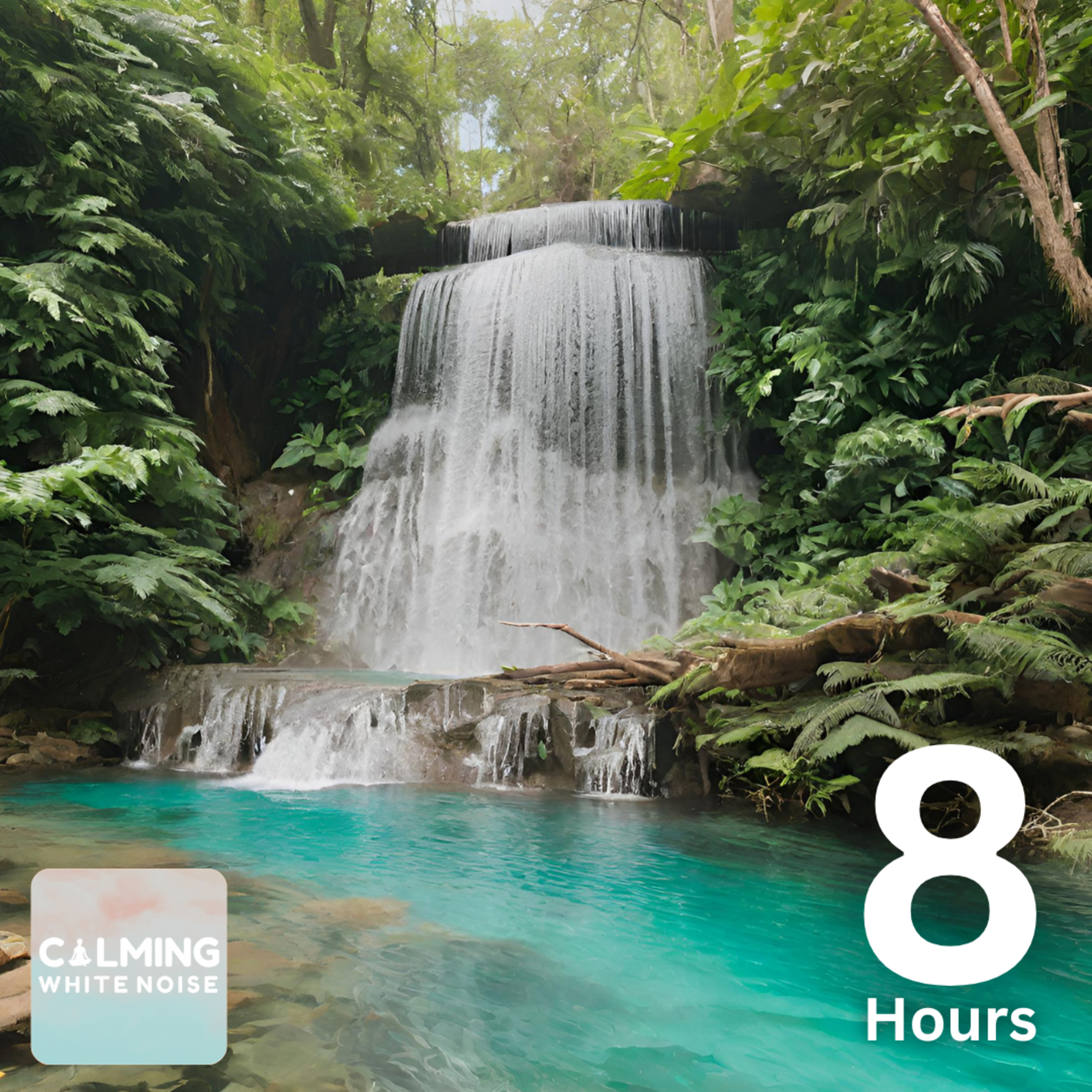 Soothing Waterfall Sounds (8 Hours) | Relaxing Water Sounds for Sleeping, Studying, and Relaxation episode artwork
