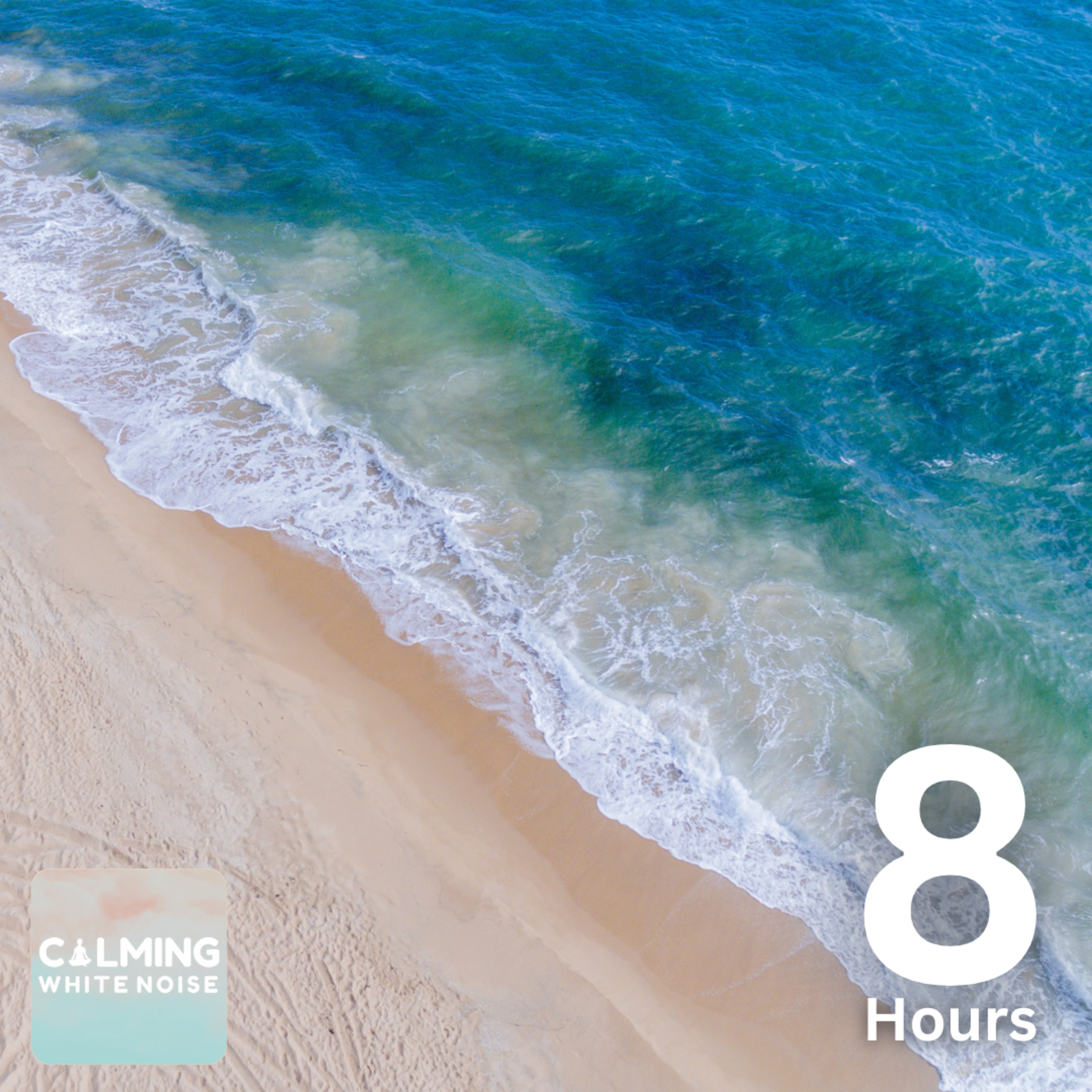 Relaxing Ocean Waves Crashing (8 Hours) | Natural White Noise for Sleeping and Studying