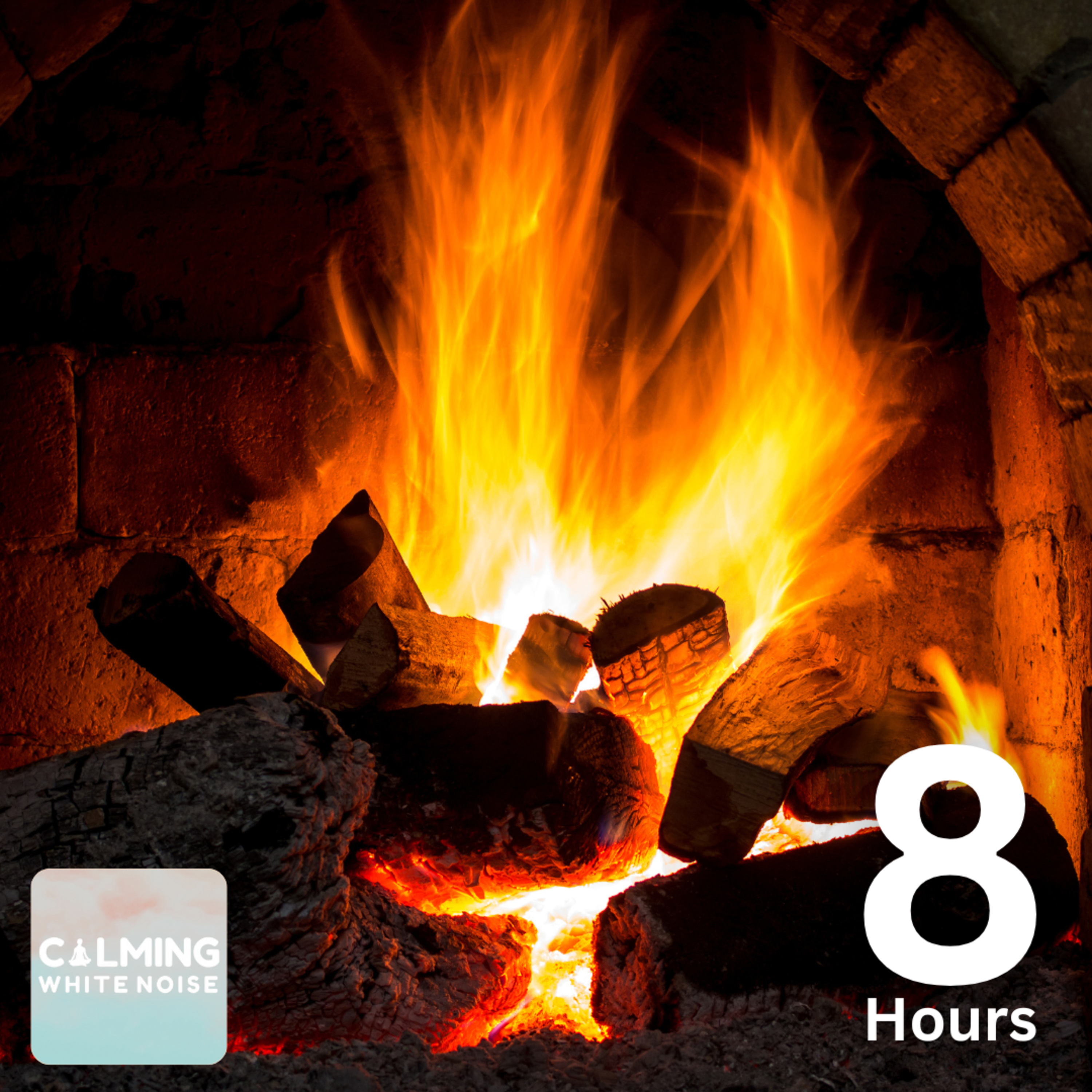 Cozy Fireplace with Rain Sounds (8 Hours) | Stormy Cabin Atmosphere