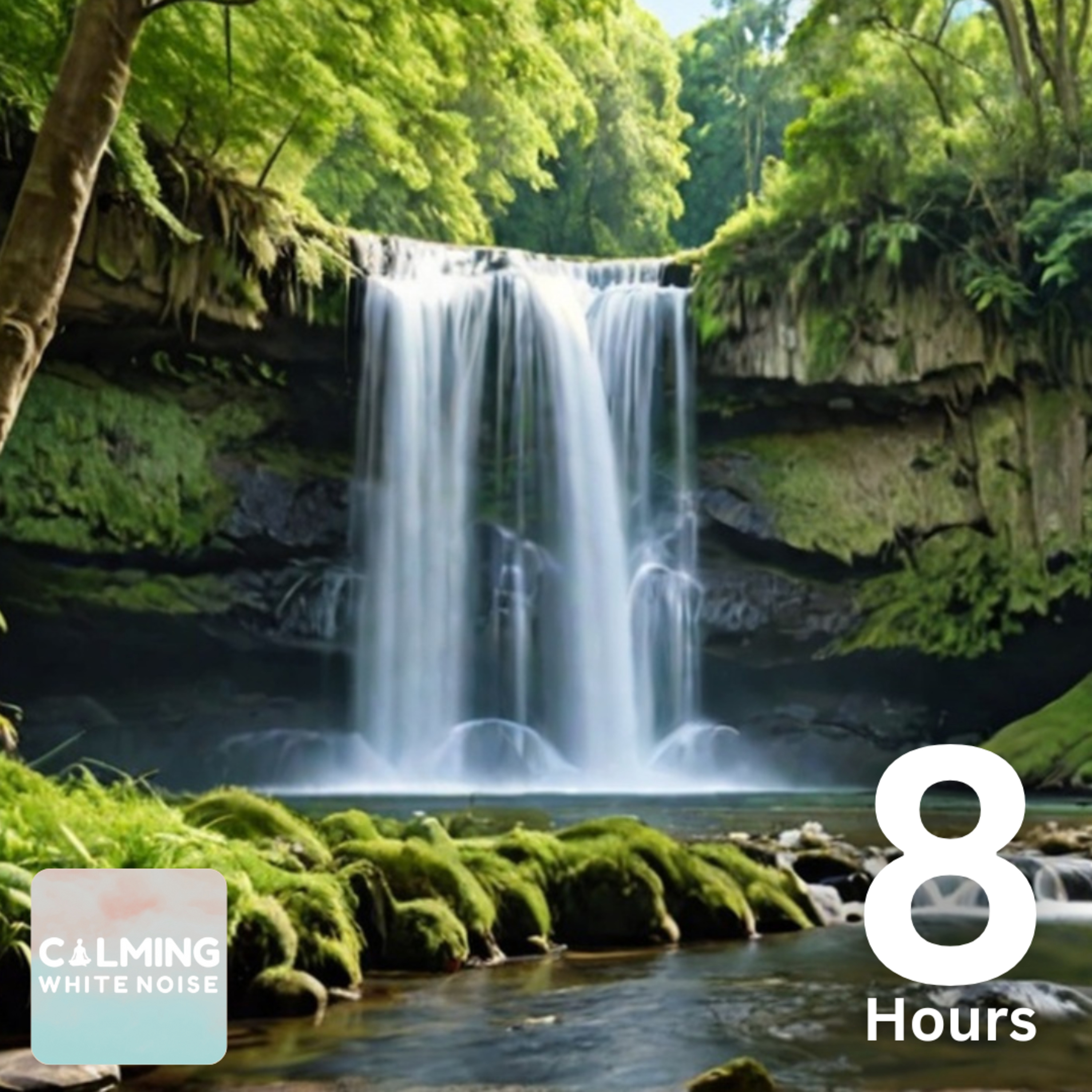 Peaceful Waterfall Sounds for Relaxation (8 Hours) | Soothing Nature Sleep Aid episode artwork
