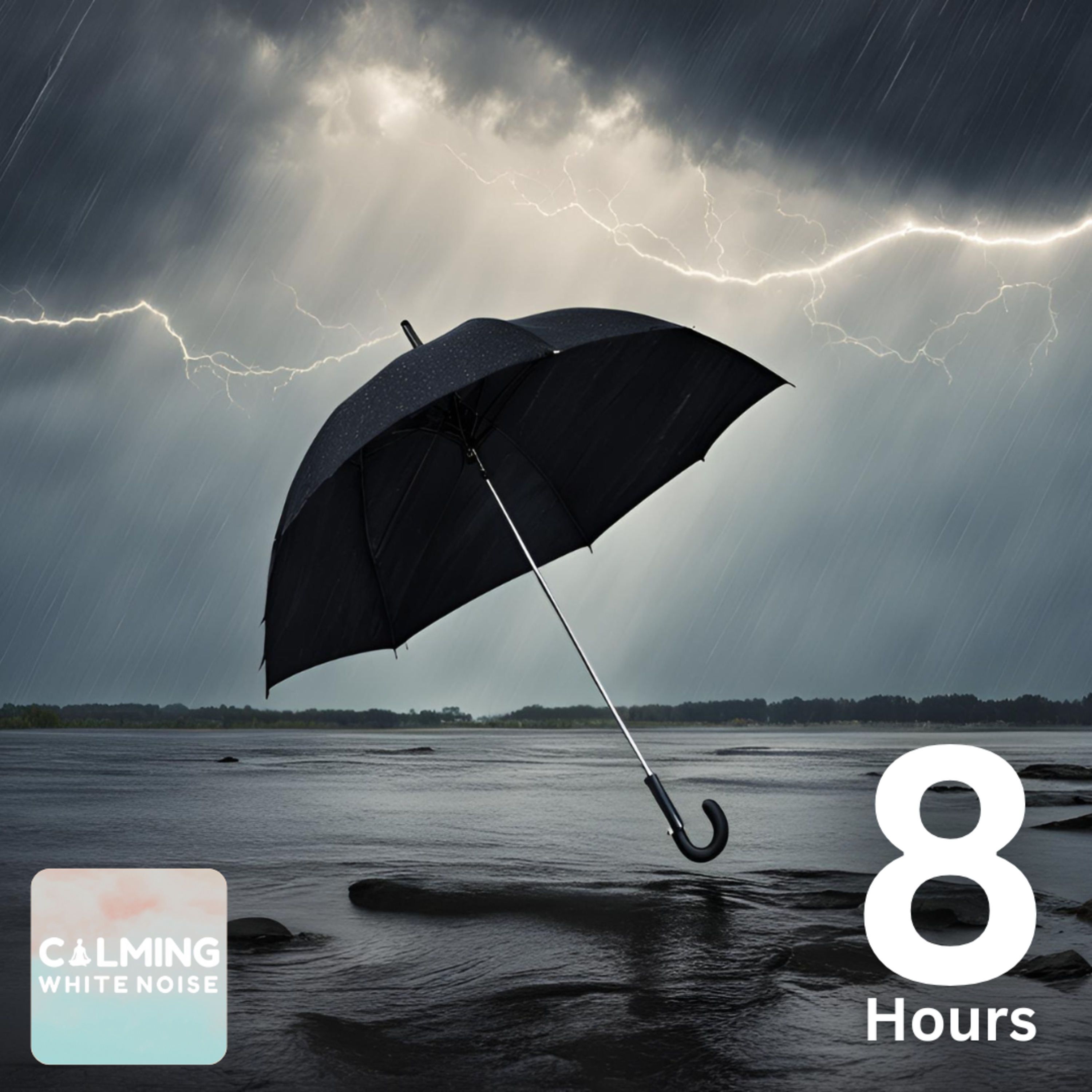 ⚡️ Rain & Thunderstorm on Umbrella ☔️ | 8 Hours of Relaxing Rain Sounds episode artwork