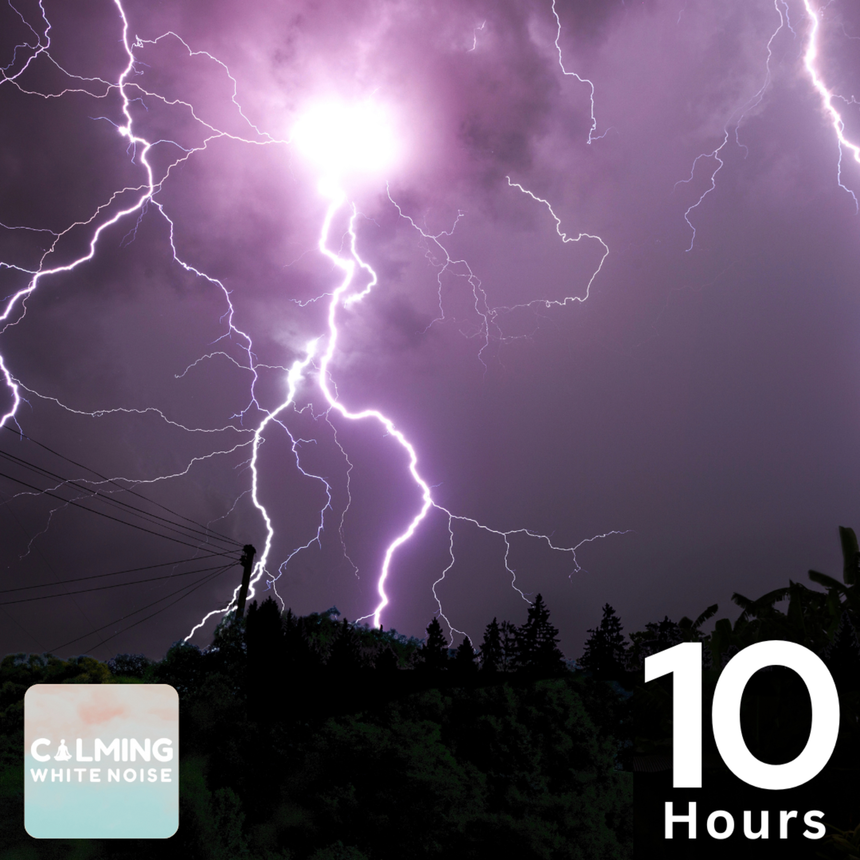 10 HOURS of Heavy Rain and Thunder Sounds for Sleep episode artwork
