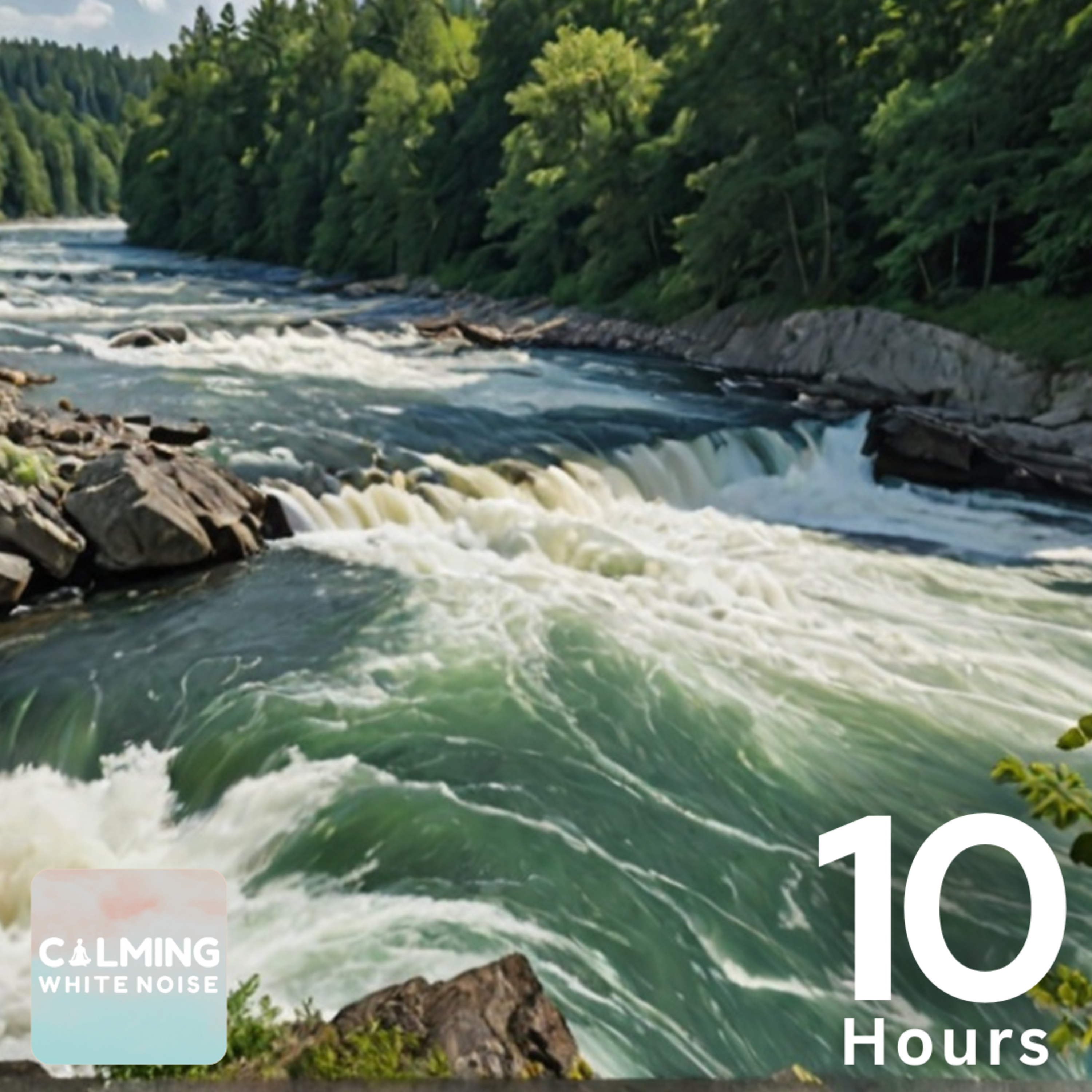 Soothing River White Noise for Sleep (10 Hours) | Relaxing Nature Sounds episode artwork