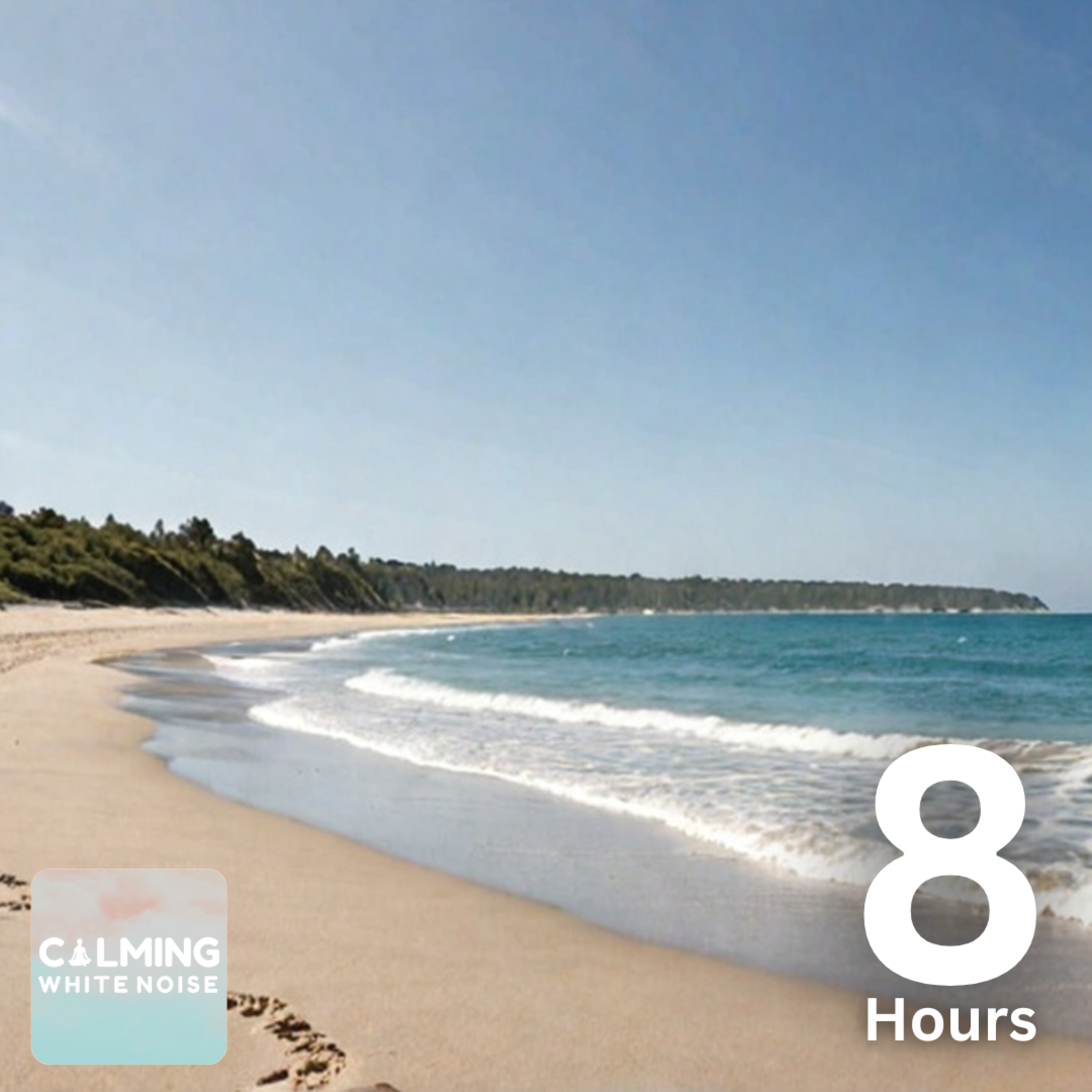 Calming Ocean Waves (8 Hours) | Relaxing Beach Sounds for Stress Relief