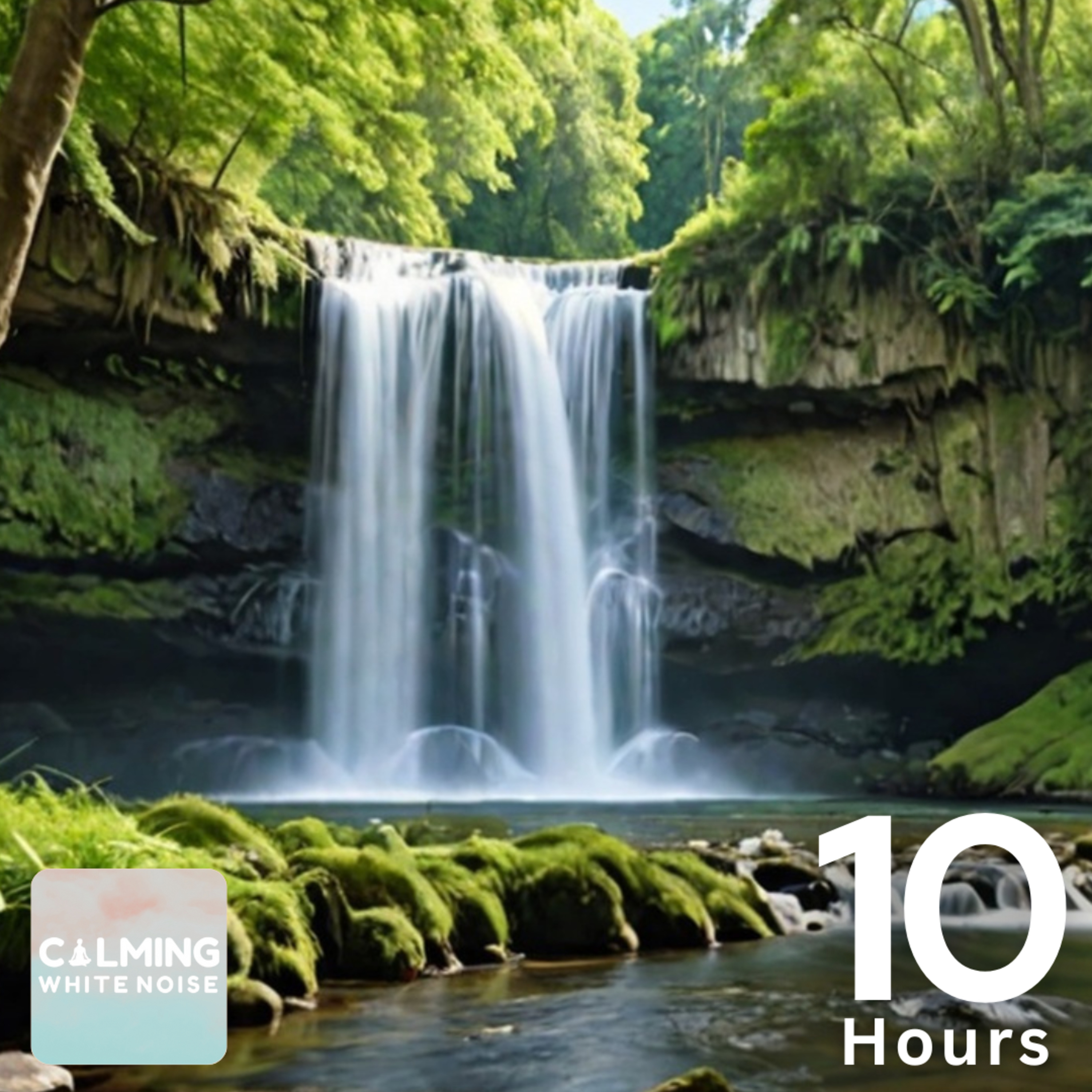 Peaceful Waterfall Sounds for Relaxation (10 Hours) | Soothing Nature Sleep Aid episode artwork