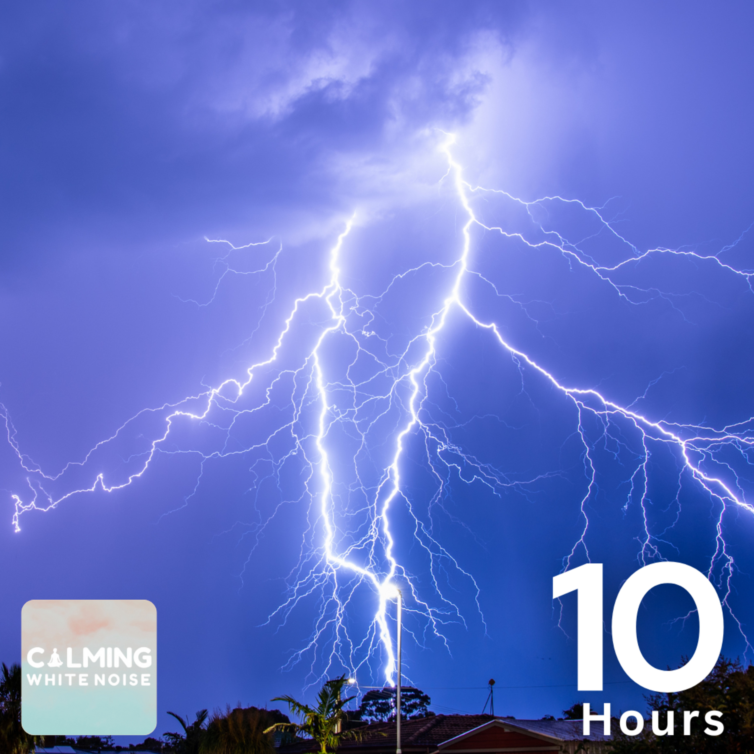 10 Hours of Thunderstorm Sounds for Sleeping | Heavy Rain and Powerful Thunder