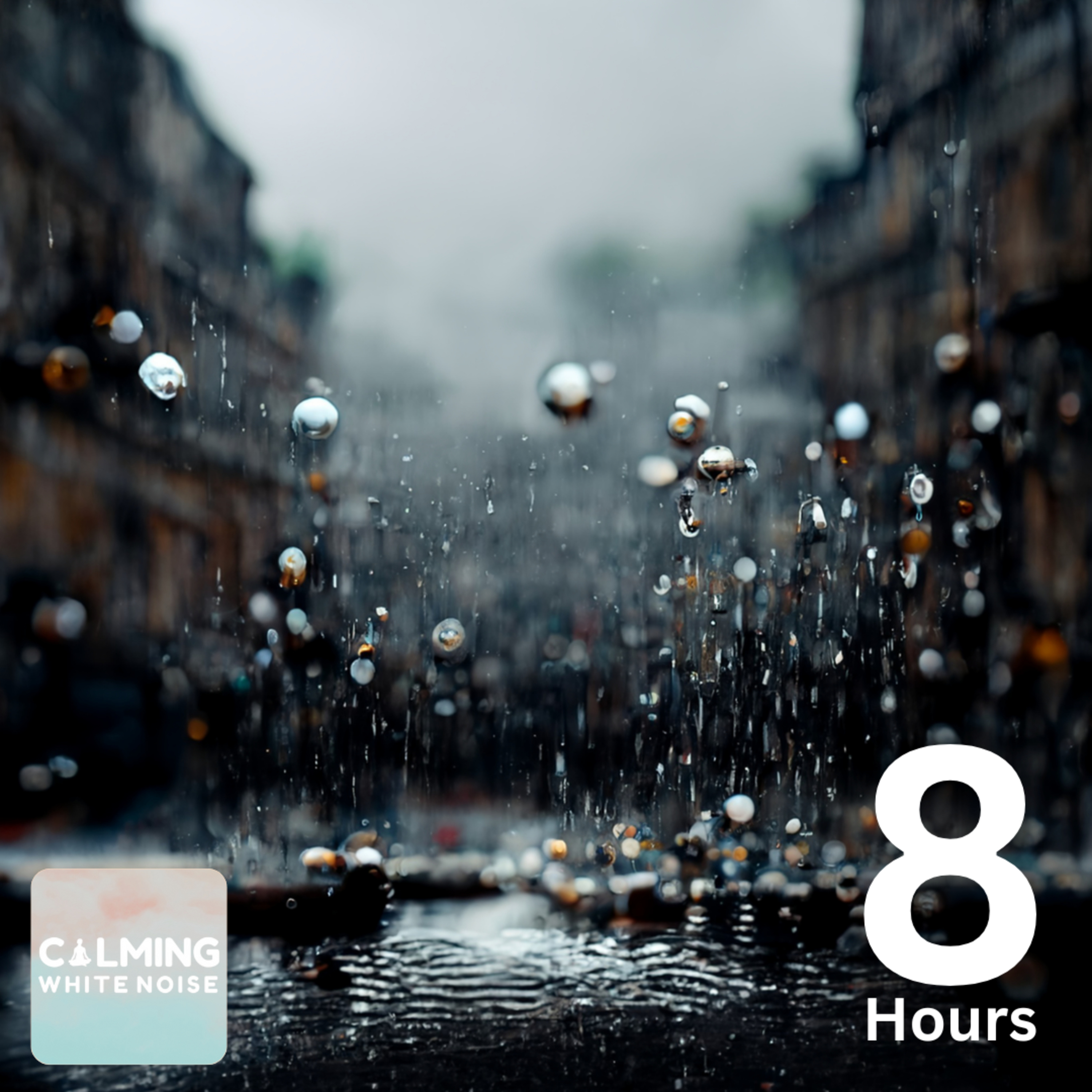 Heavy Rain Sounds for Sleeping (8 Hours) | Soothing Rain Noise for Rest and Relaxation