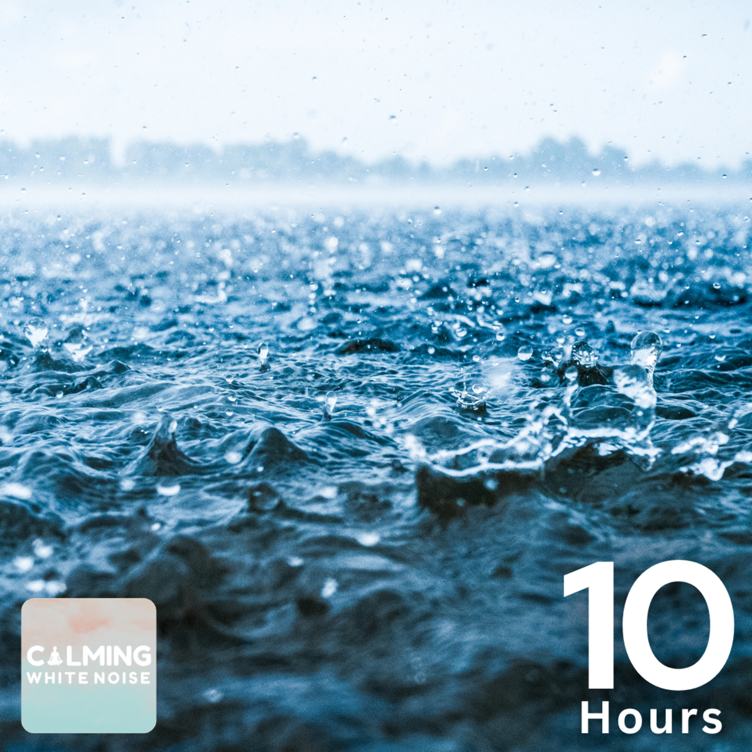 Soothing Rain and Raging River Sounds for Relaxation (10 Hours)