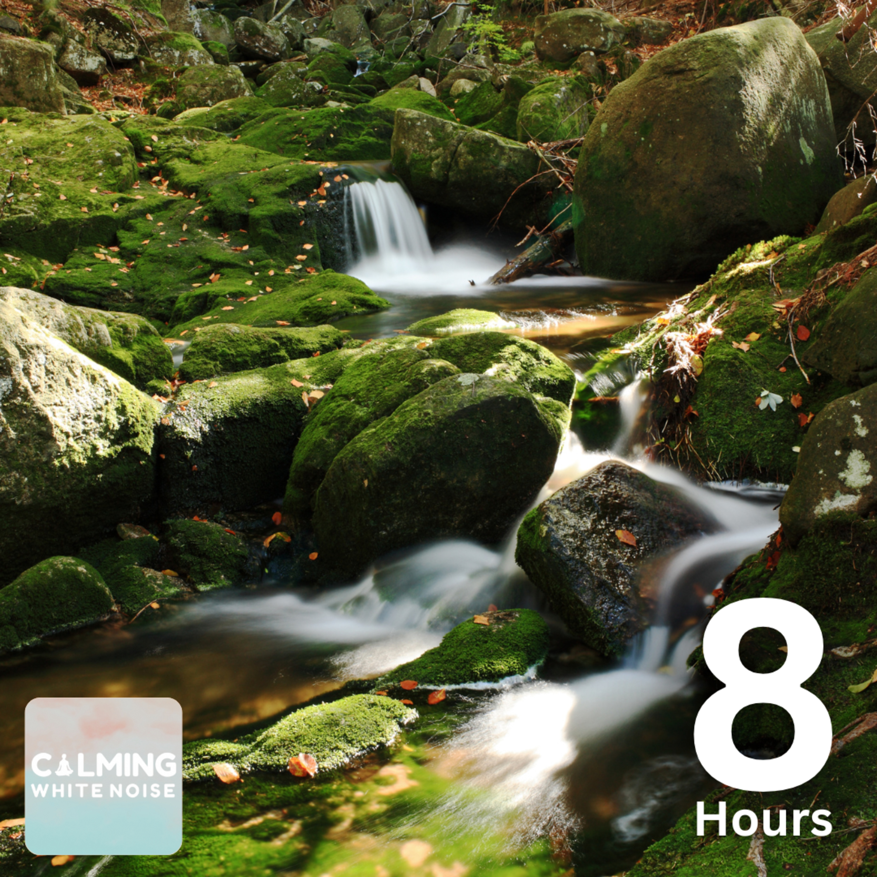 Babbling Brook Sounds for Sleep (8 Hours) | Nature Sounds for Relaxation and Insomnia Relief