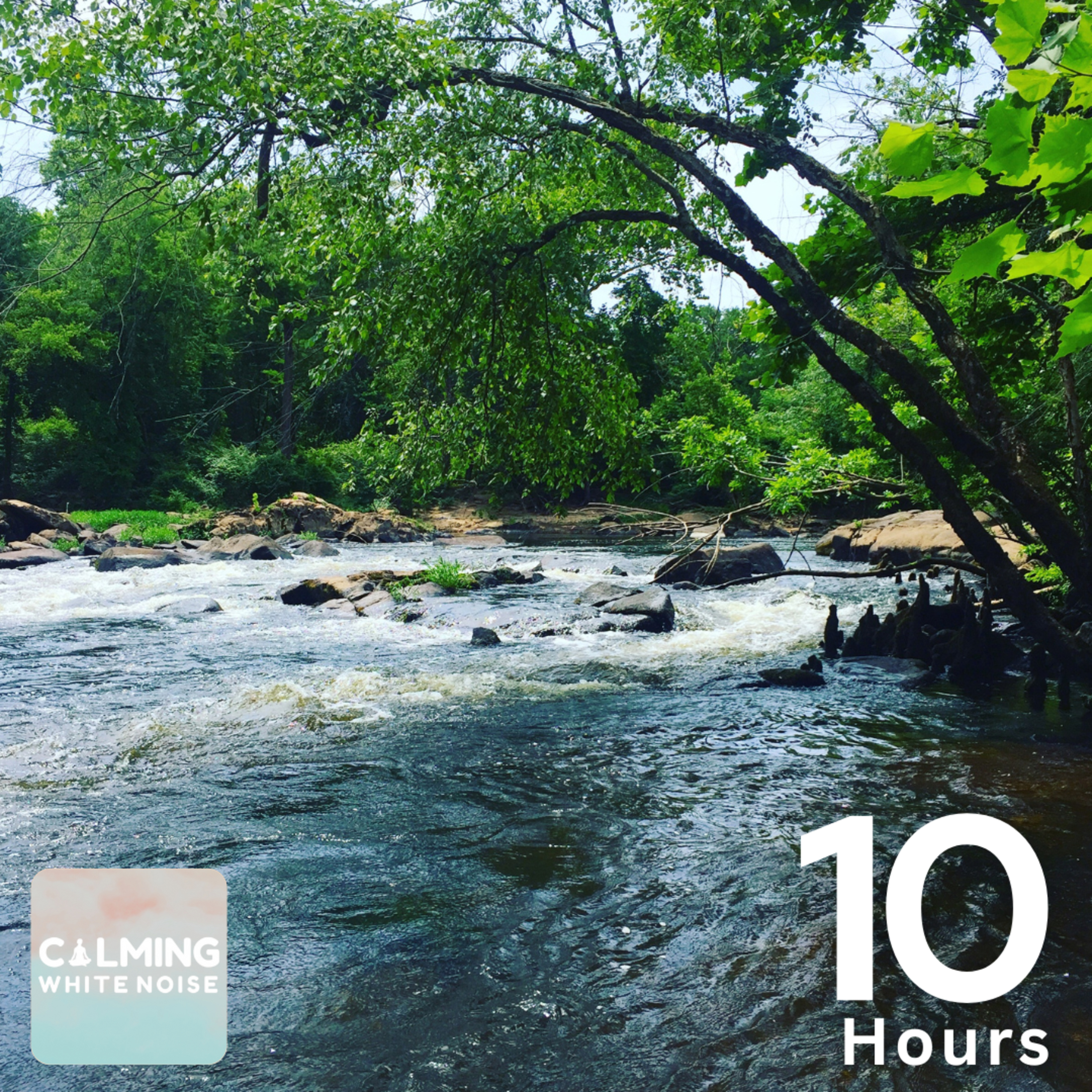 Flowing River Sounds for Focus and Relaxation (10 Hours) | Natural Water White Noise to Help You Work or Unwind