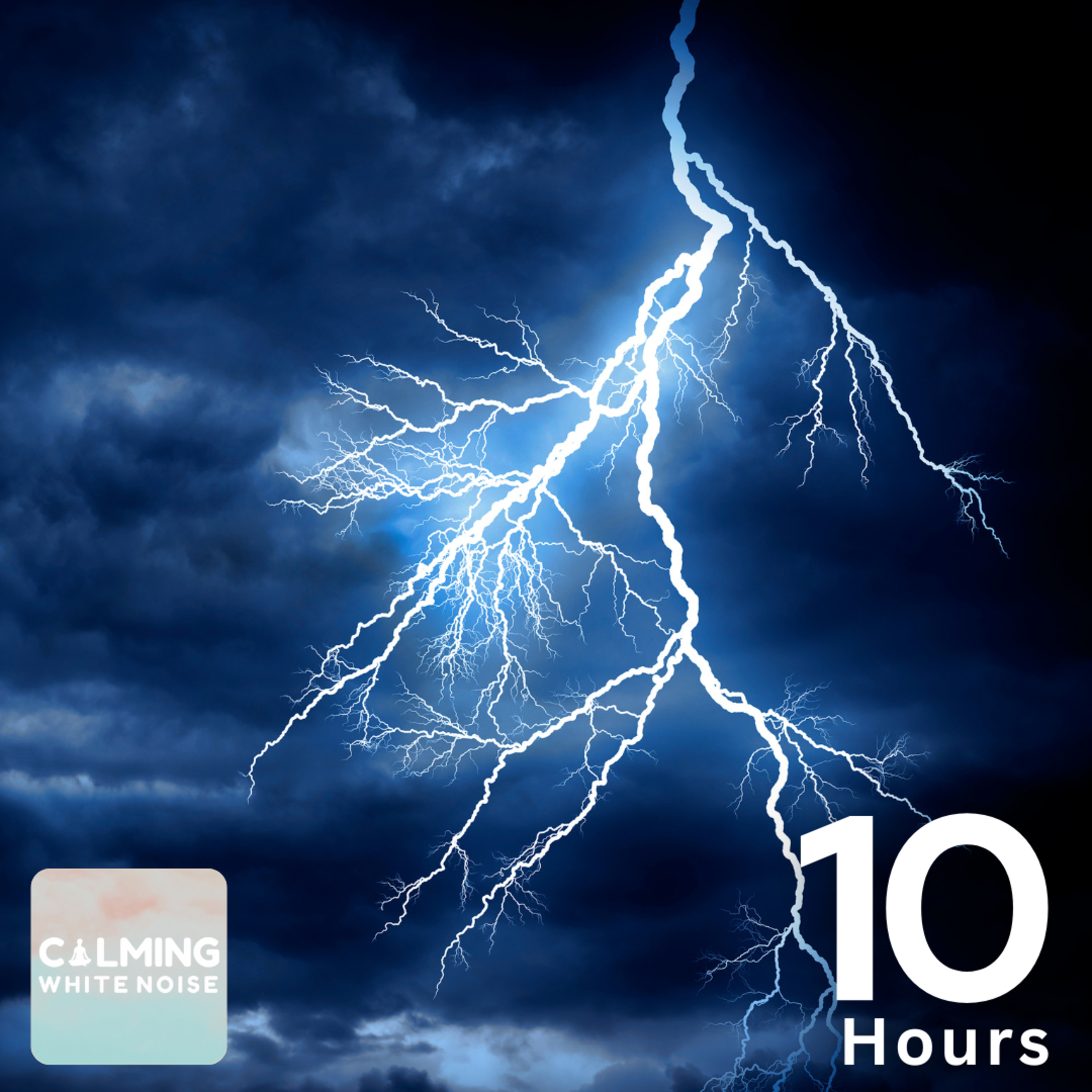 10 Hours of Rolling Thunder & Heavy Rain White Noise | Stormy Desert Ambience for Sleep & Focus