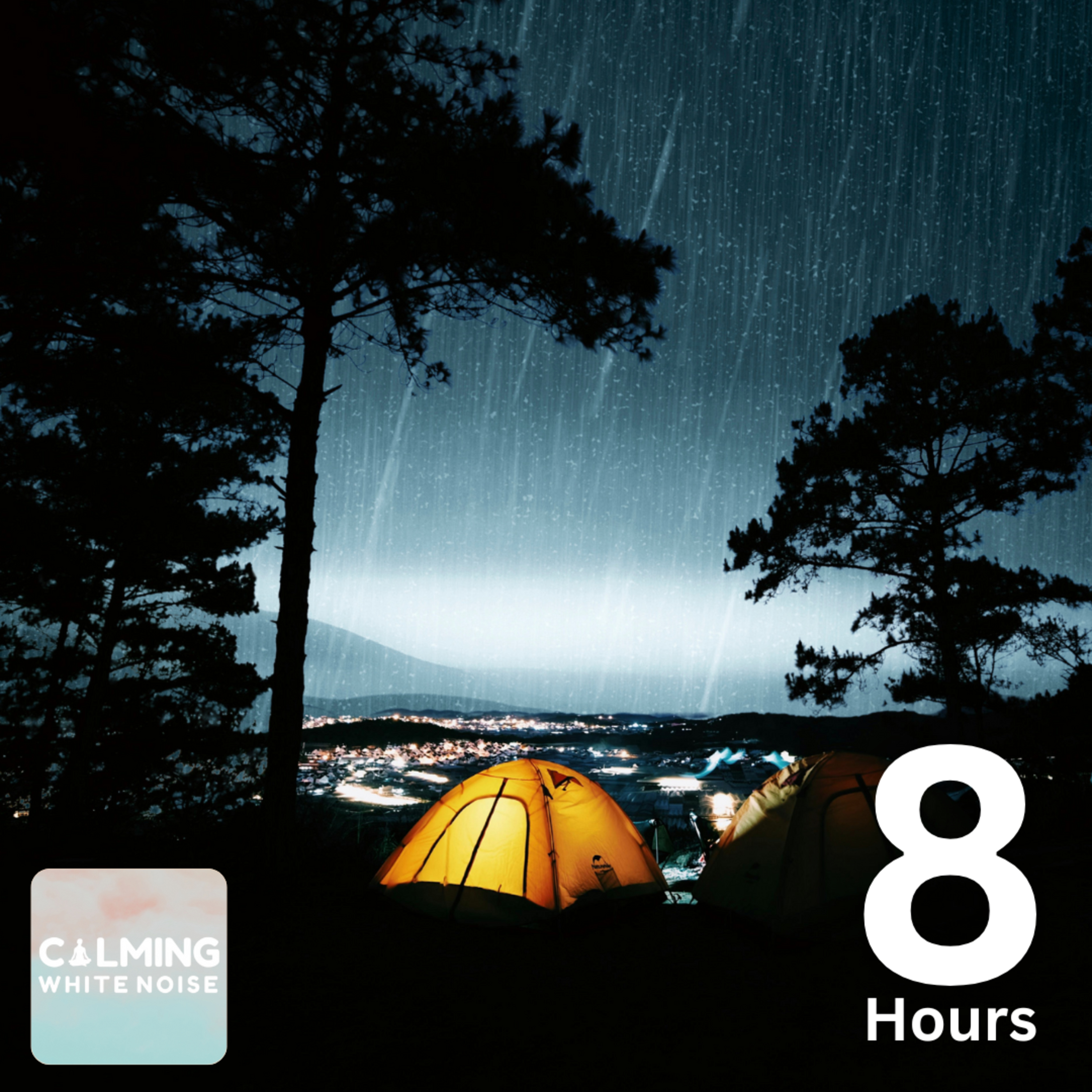 Strong Rain on a Tent | Soothing Camping Ambience for Sleep & Relaxation