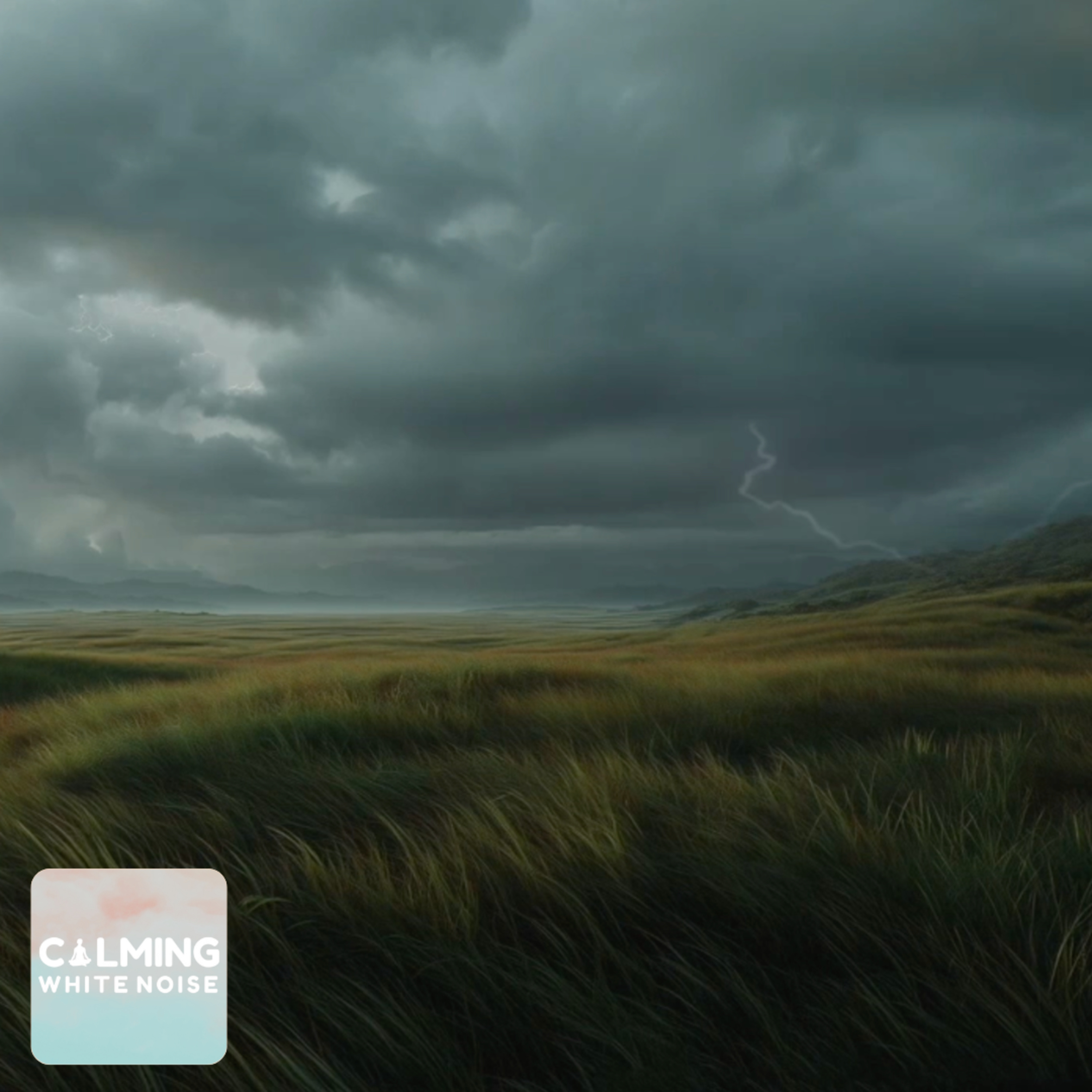 Birdsong & Distant Thunder 🌾⚡ | Peaceful Meadow Ambience for Sleep & Focus