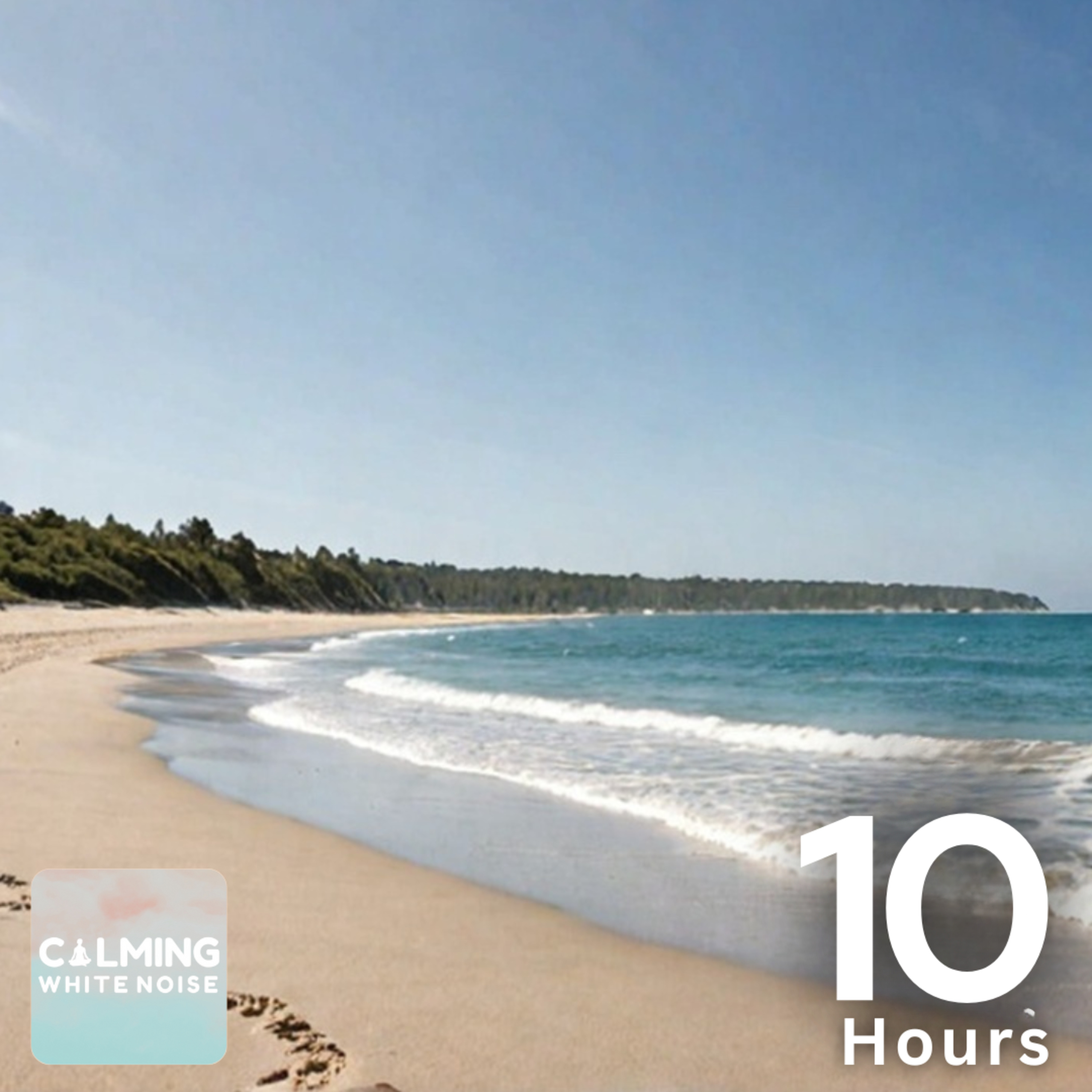 Calming Ocean Waves (10 Hours) | Relaxing Beach Sounds for Stress Relief episode artwork