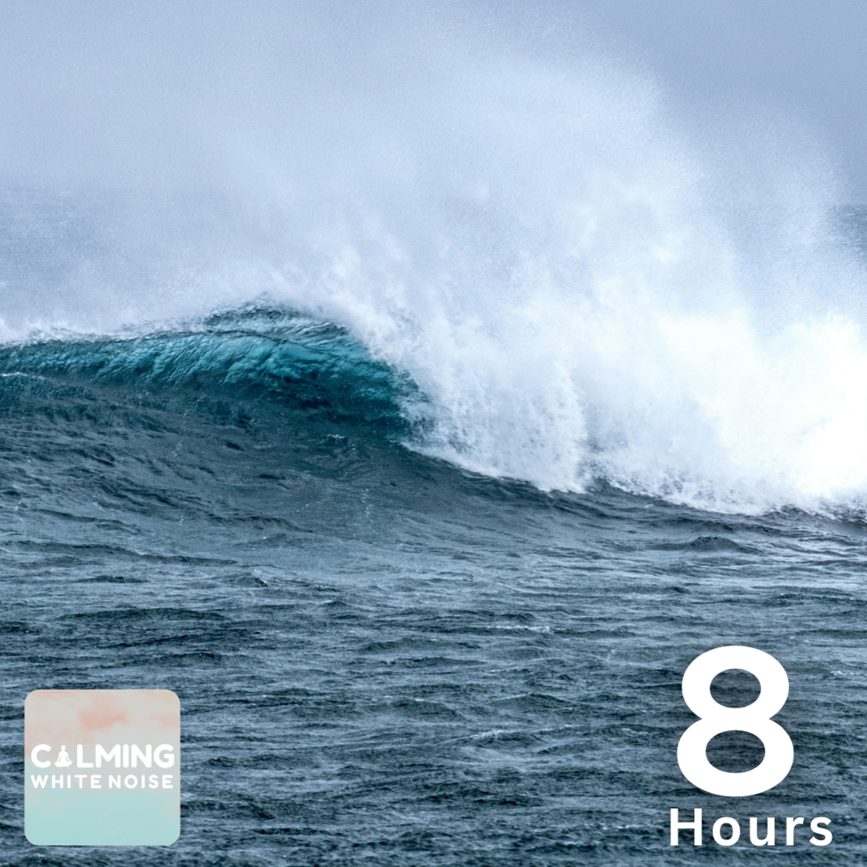 Roaring Ocean Waves (8 Hours) | Calming White Noise for Sleeping