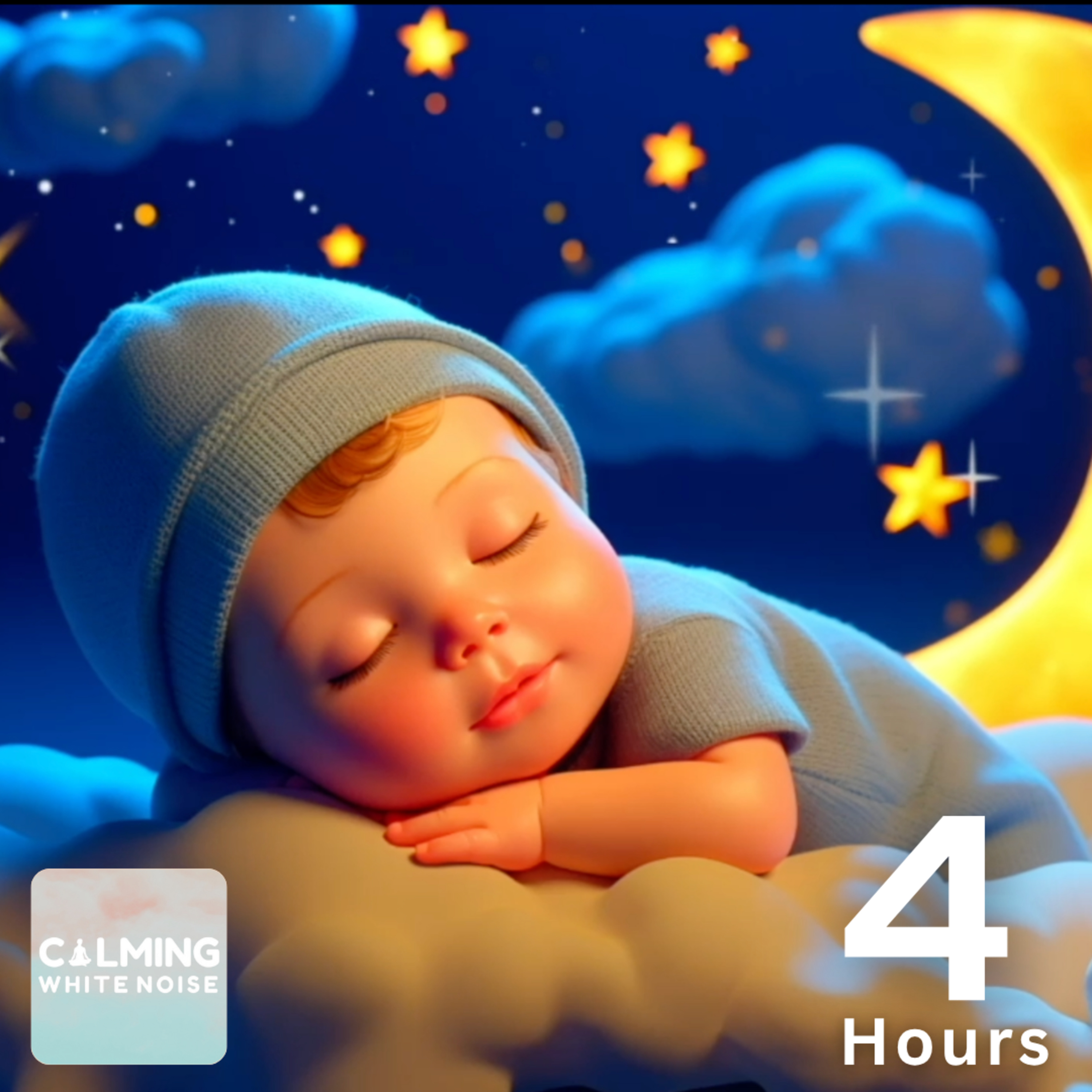 White Noise for Baby Sleep | 4 Hour Sleep Sounds