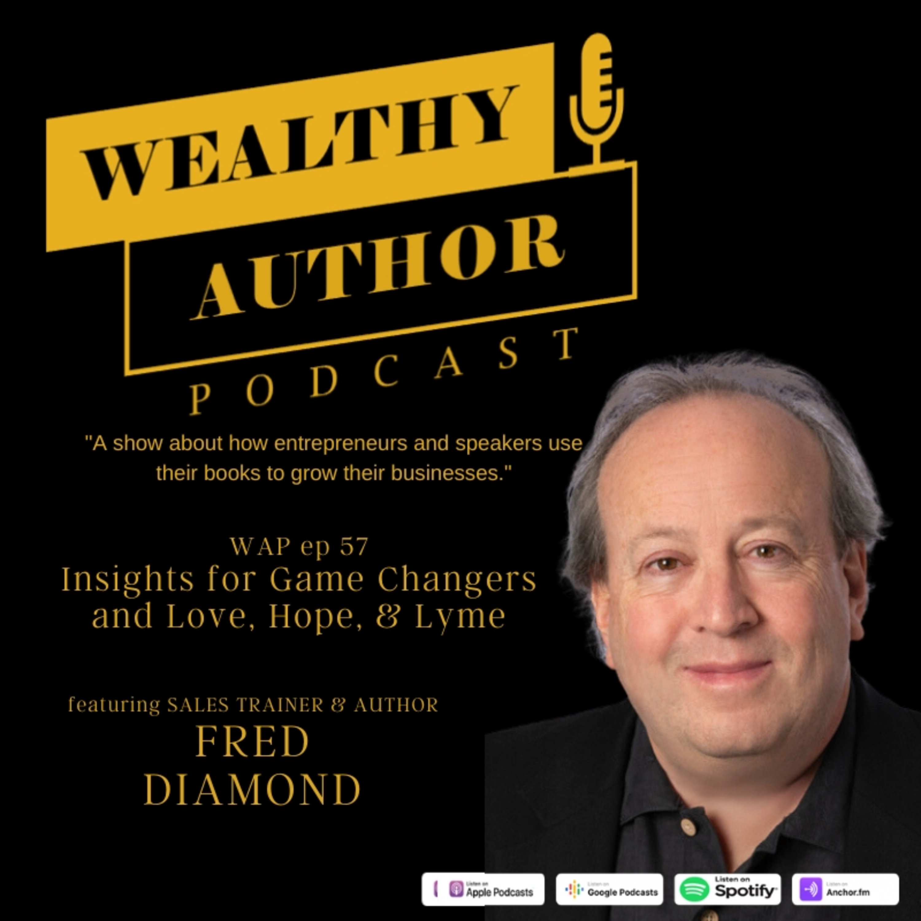 WAP ep 057: Insights for Game Changers and Love, Hope, & Lyme with Fred Diamond episode artwork