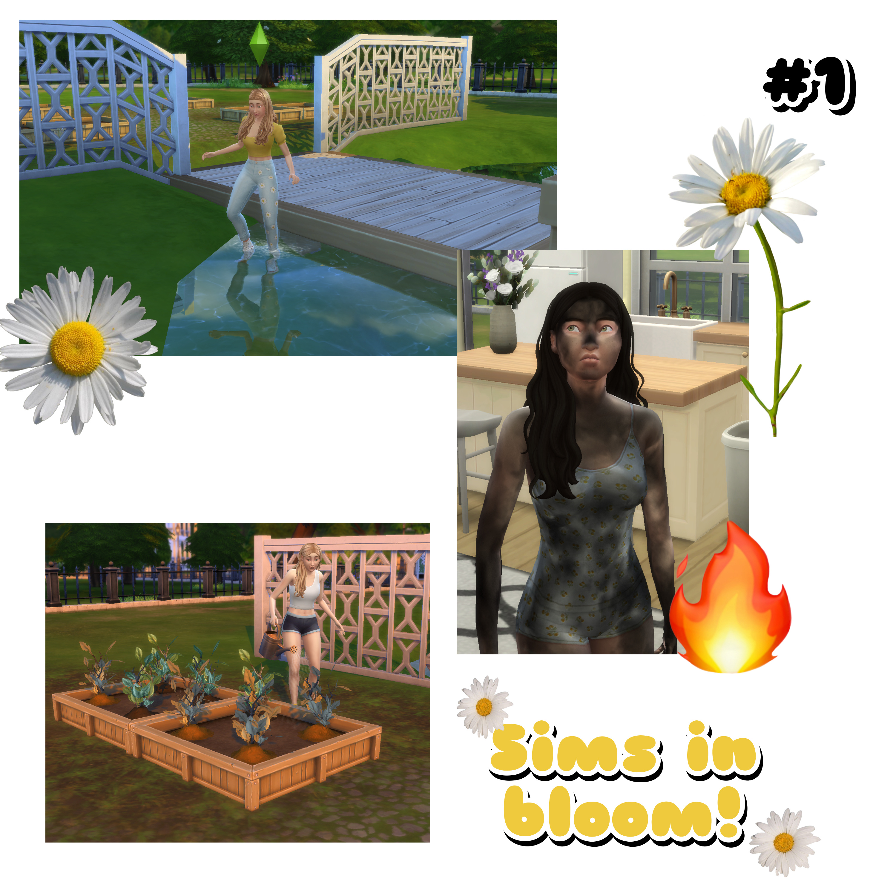 video || sims 4 "sims in bloom" legacy challenge || ep 1 || 🔥🪴❤️