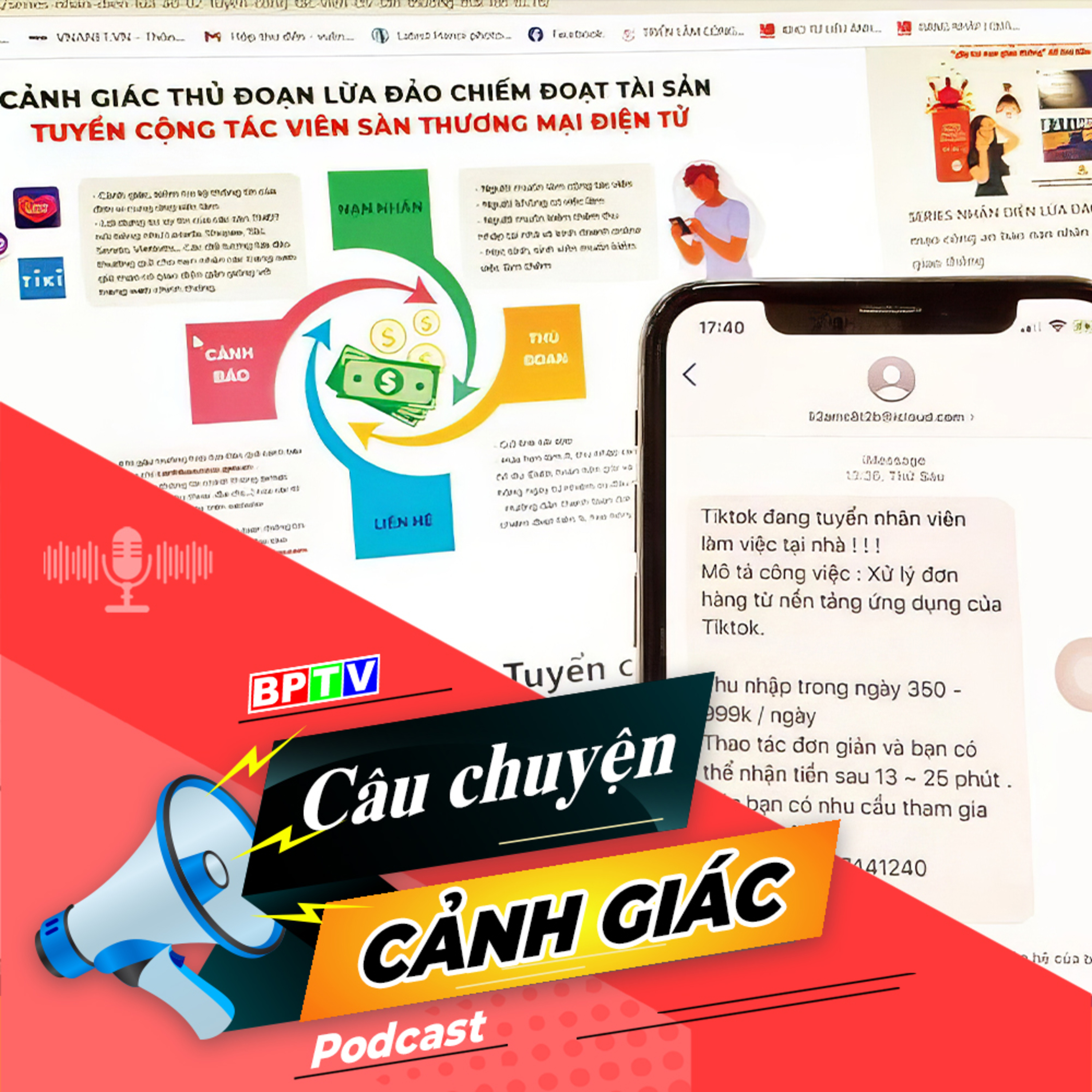 Cảnh giác chiêu trò lừa đảo tuyển dụng lao động thời vụ online dịp Tết | Câu chuyện cảnh giác episode artwork