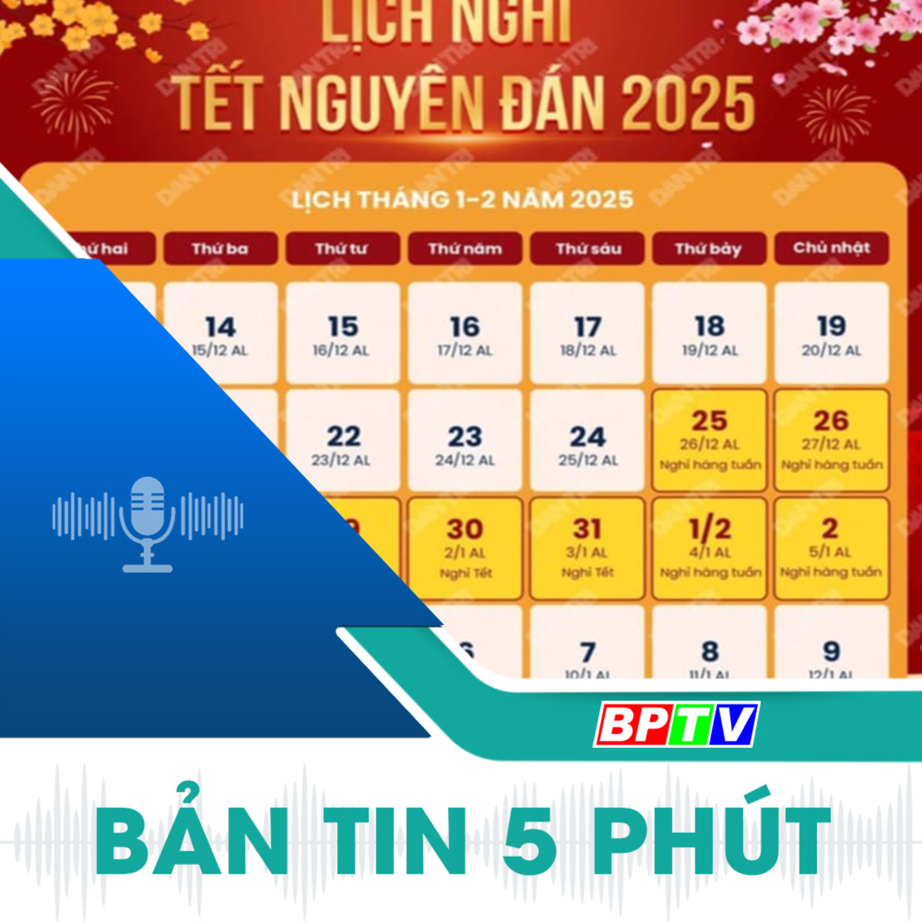 5 phút trưa nay 27-11-2024 episode artwork