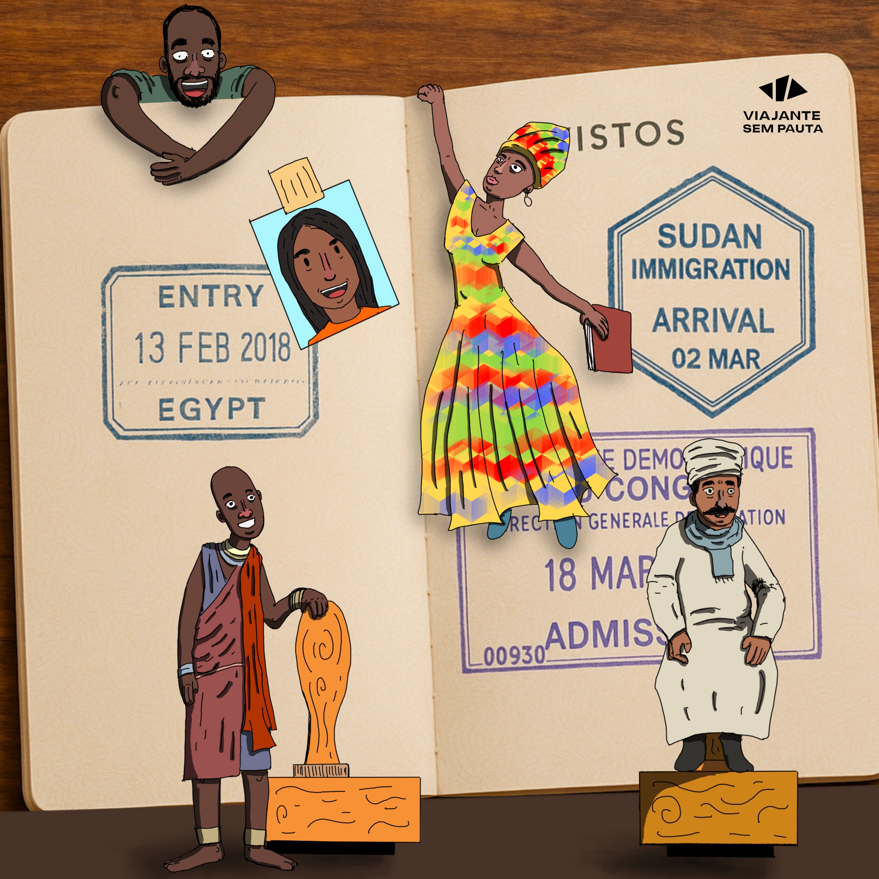 #109 A odisseia dos vistos Africanos episode artwork