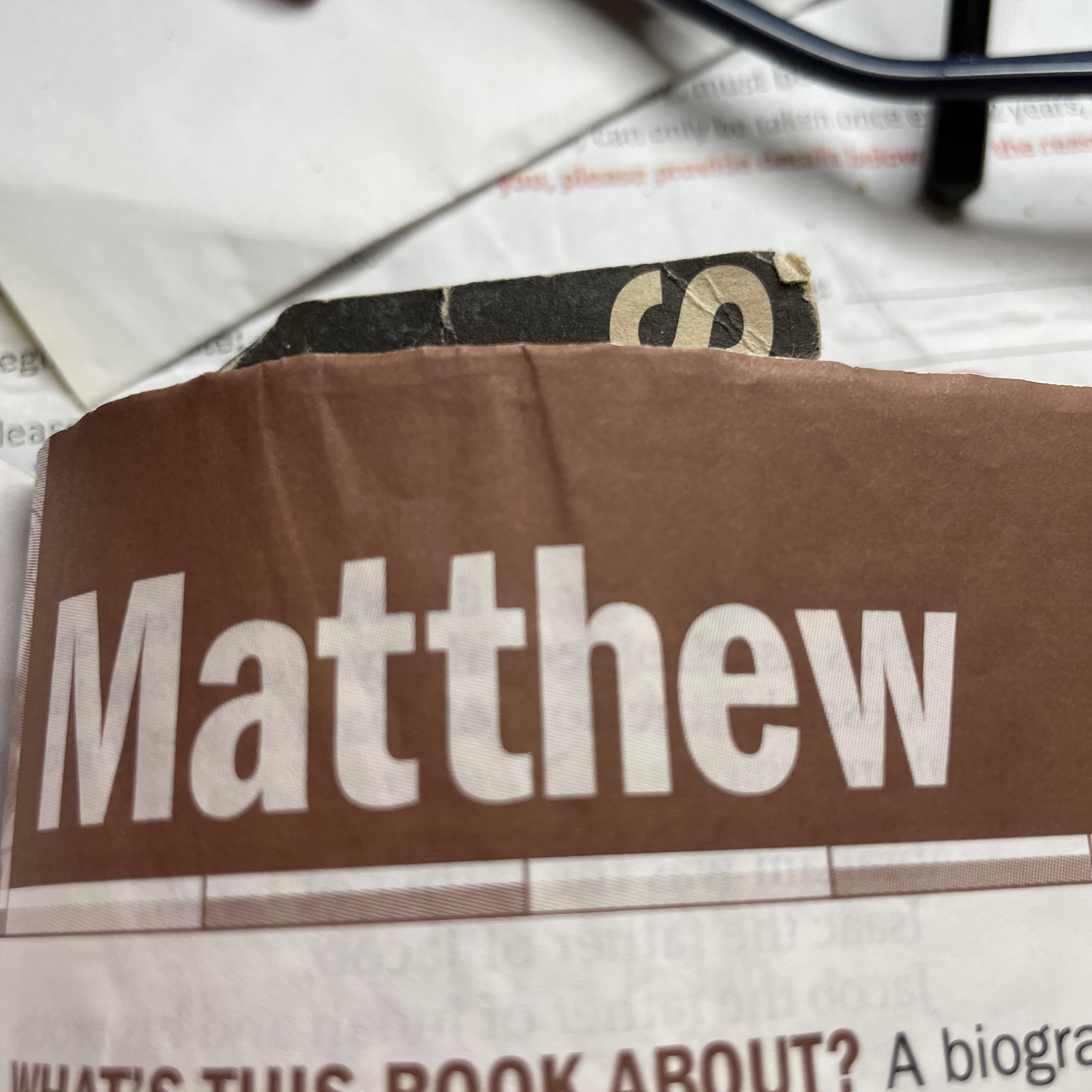 The Mathew series Mathew 5:13-26  episode artwork