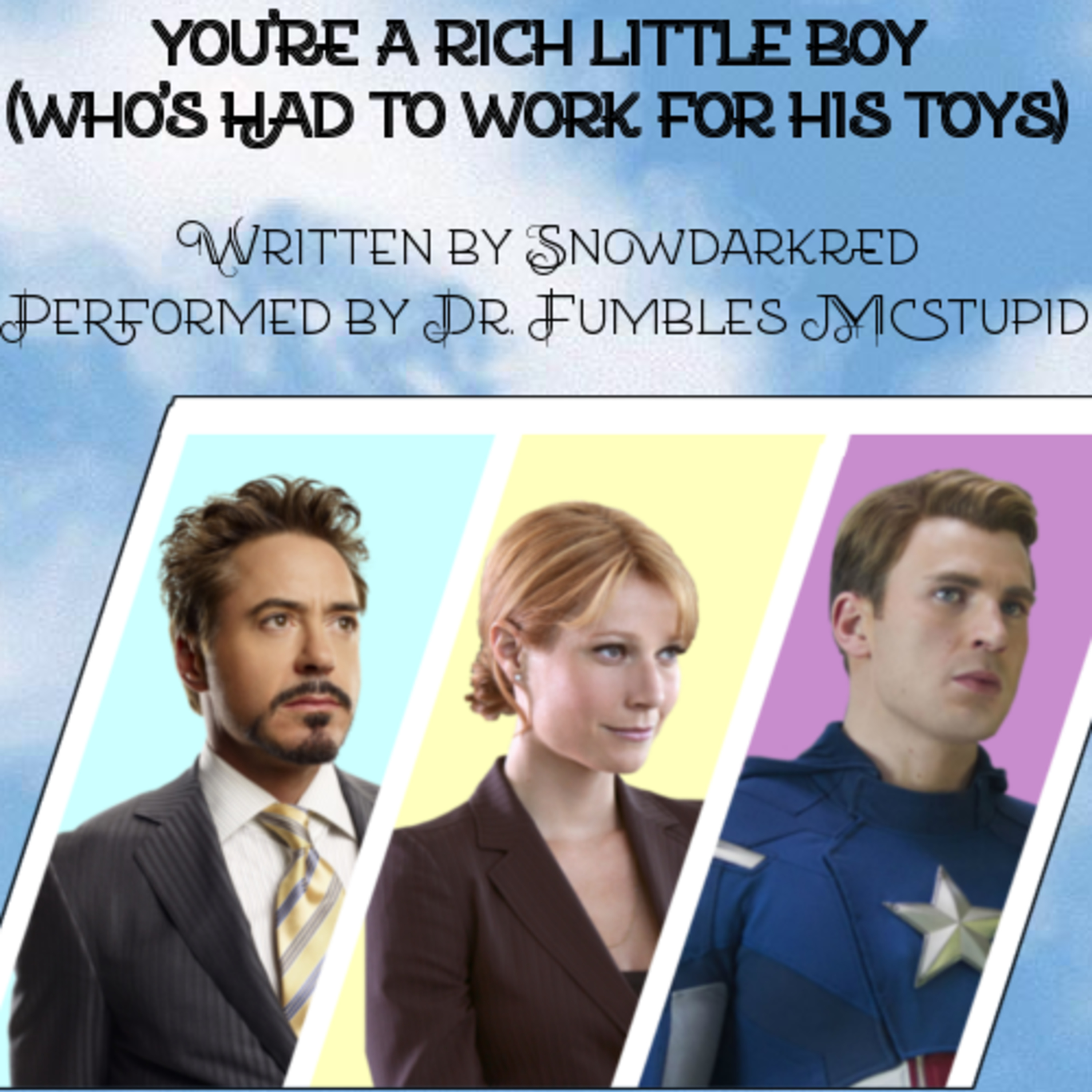 MCU - you’re a rich little boy (who’s had to work for his toys) episode artwork