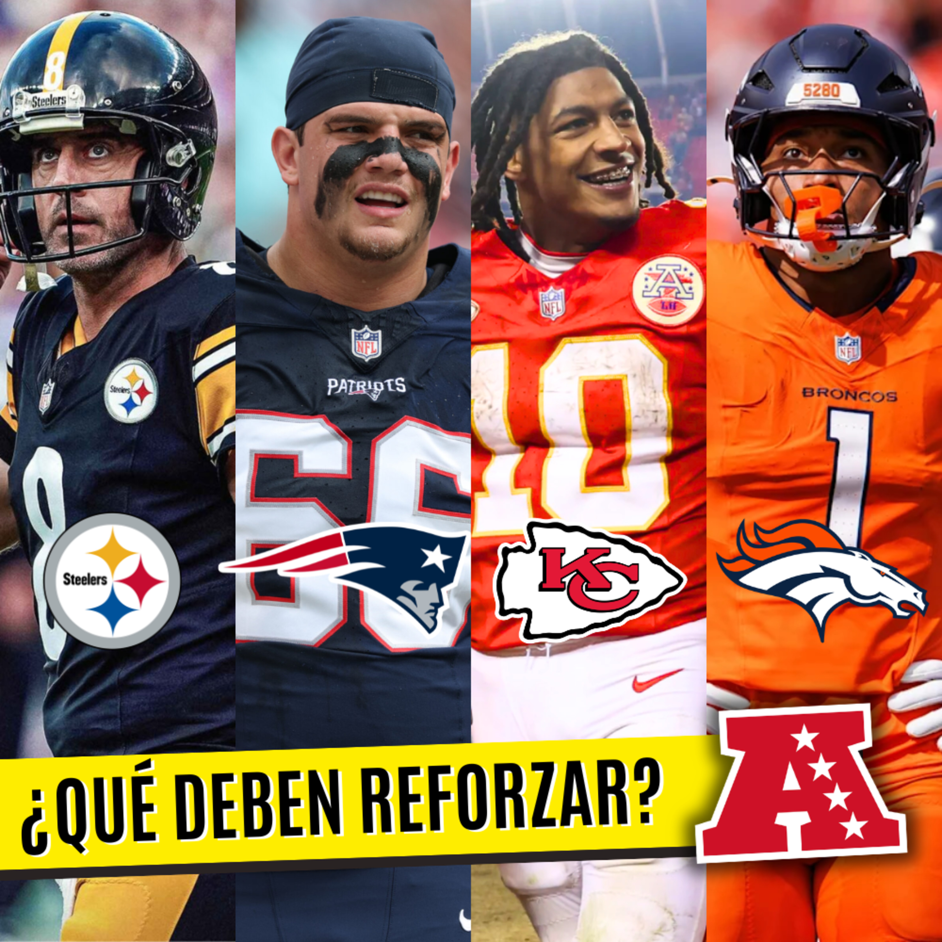 ¿Qué DEBE REFORZAR cada EQUIPO de la AFC? | Agencia Libre NFL 2026 episode artwork