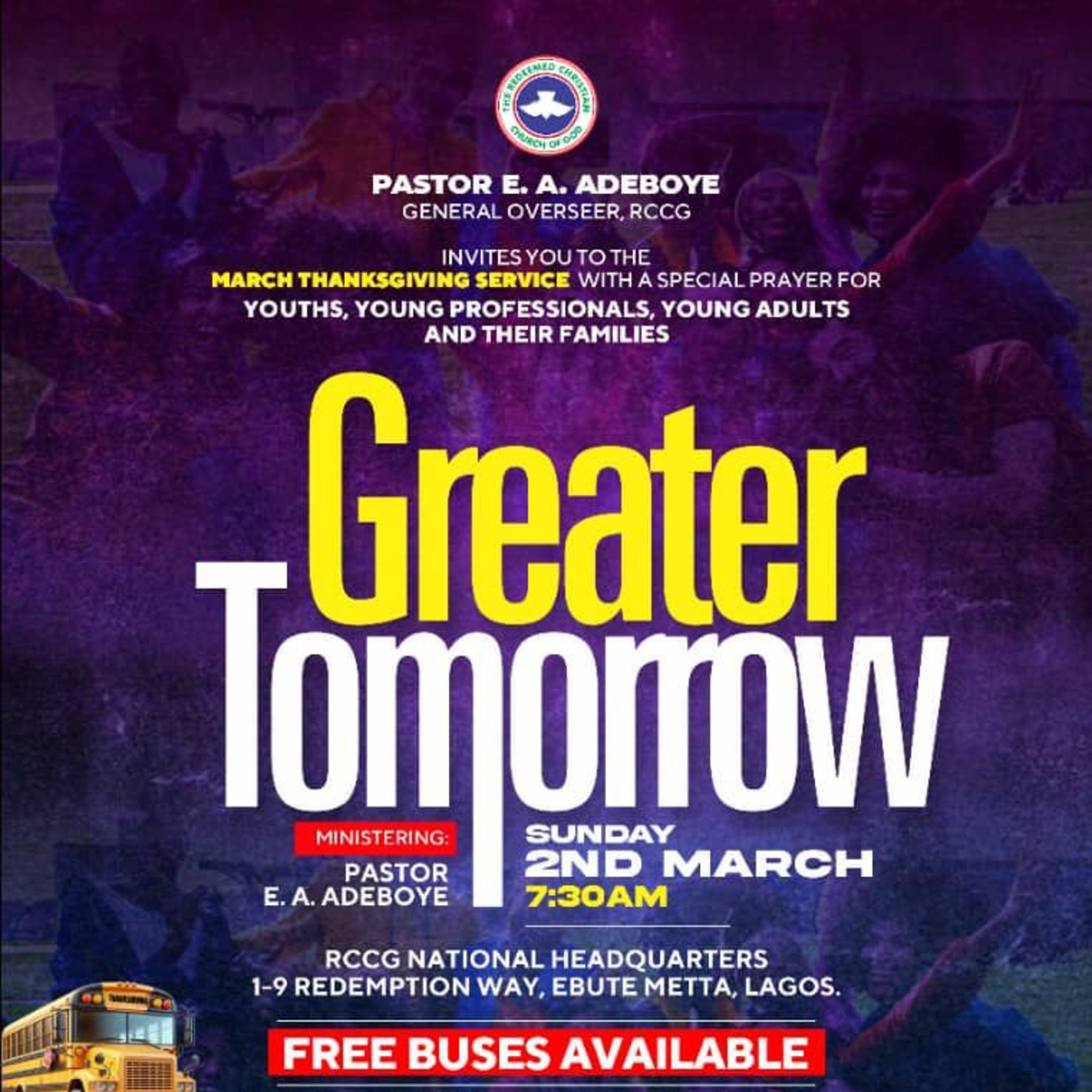 The Redeemed Christian Church of God, Unity Model Parish, Asaba