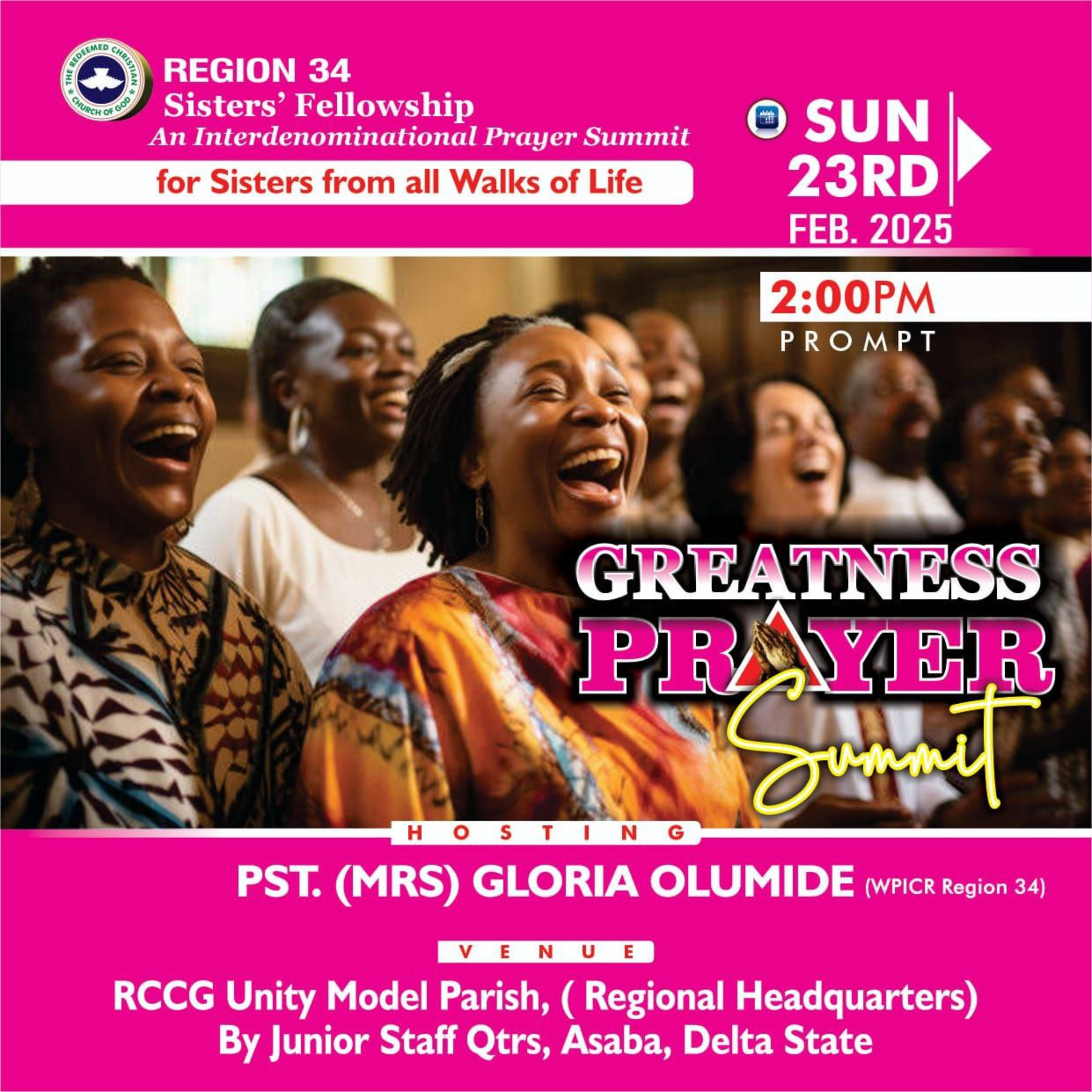 The Redeemed Christian Church of God, Unity Model Parish, Asaba