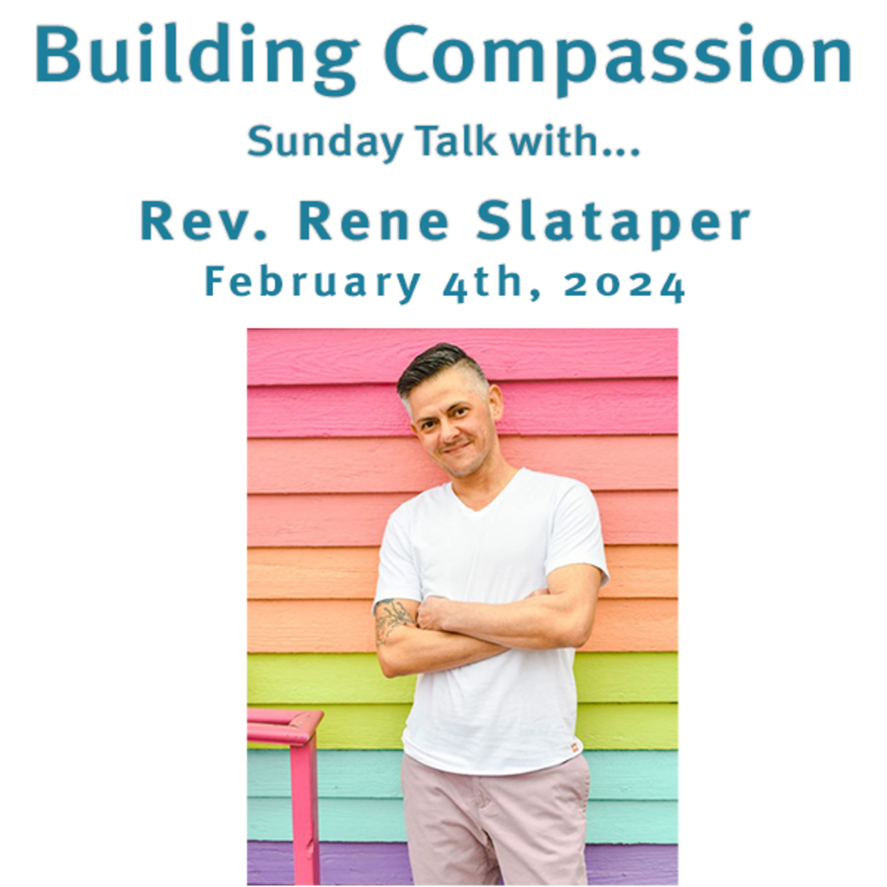 "Building Compassion" Rev. Rene Slataper @ Unity Center of Norwalk, CT (2/4/24) episode artwork