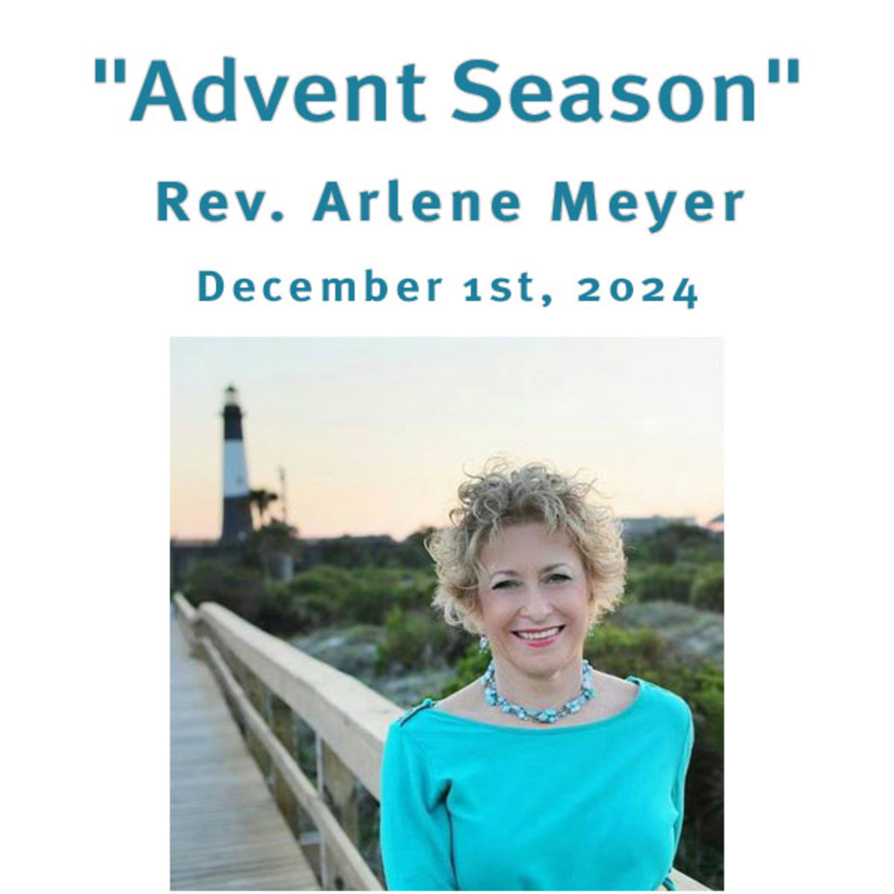 "Advent Season" Rev. Arlene Meyer @ Unity Center of Norwalk (12/1/24) episode artwork