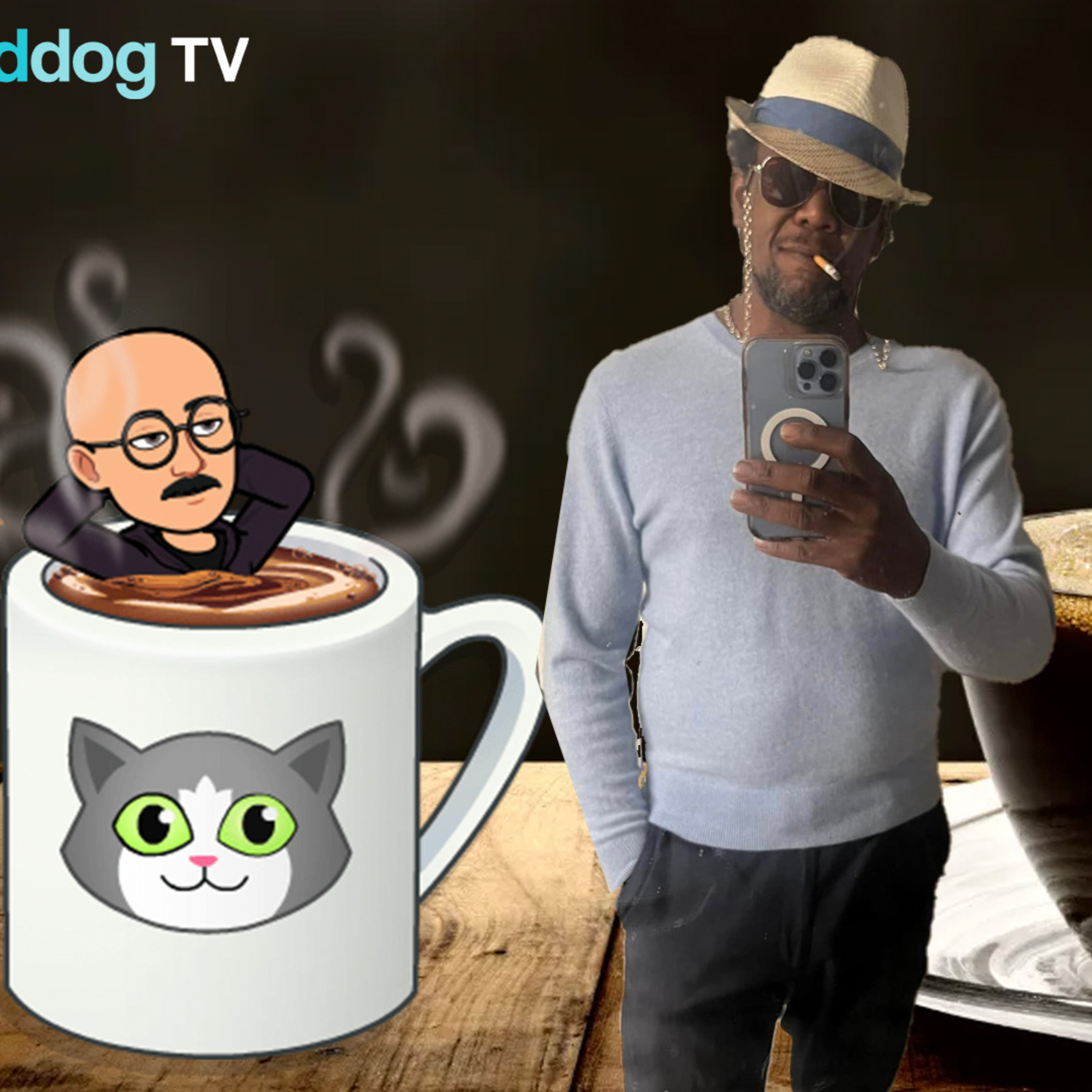 Coffee with the Dog EP359 - Comedian Uncle Walt - Working the Road Dog Life episode artwork