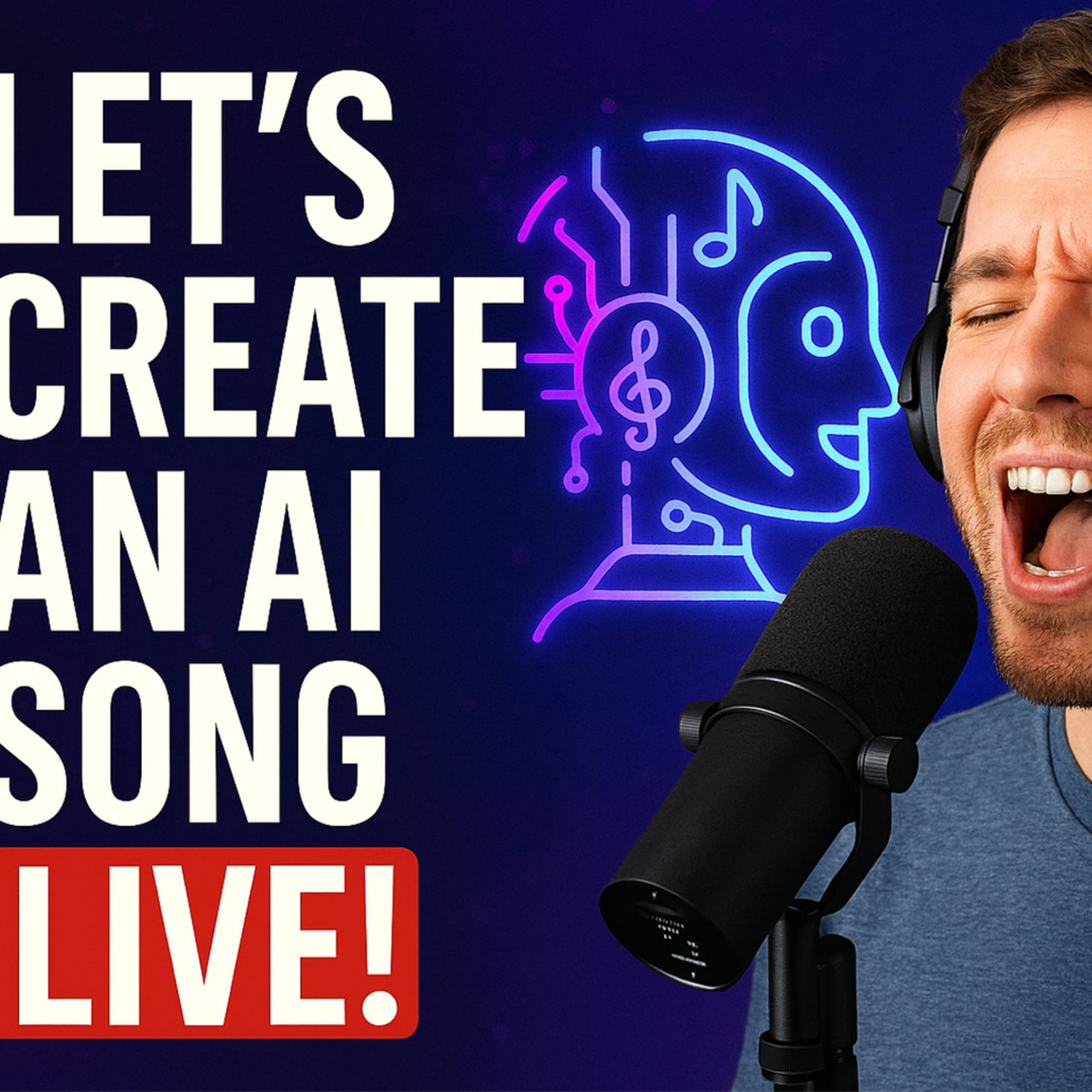  Let's Create An AI Song LIVE - EP1133 episode artwork