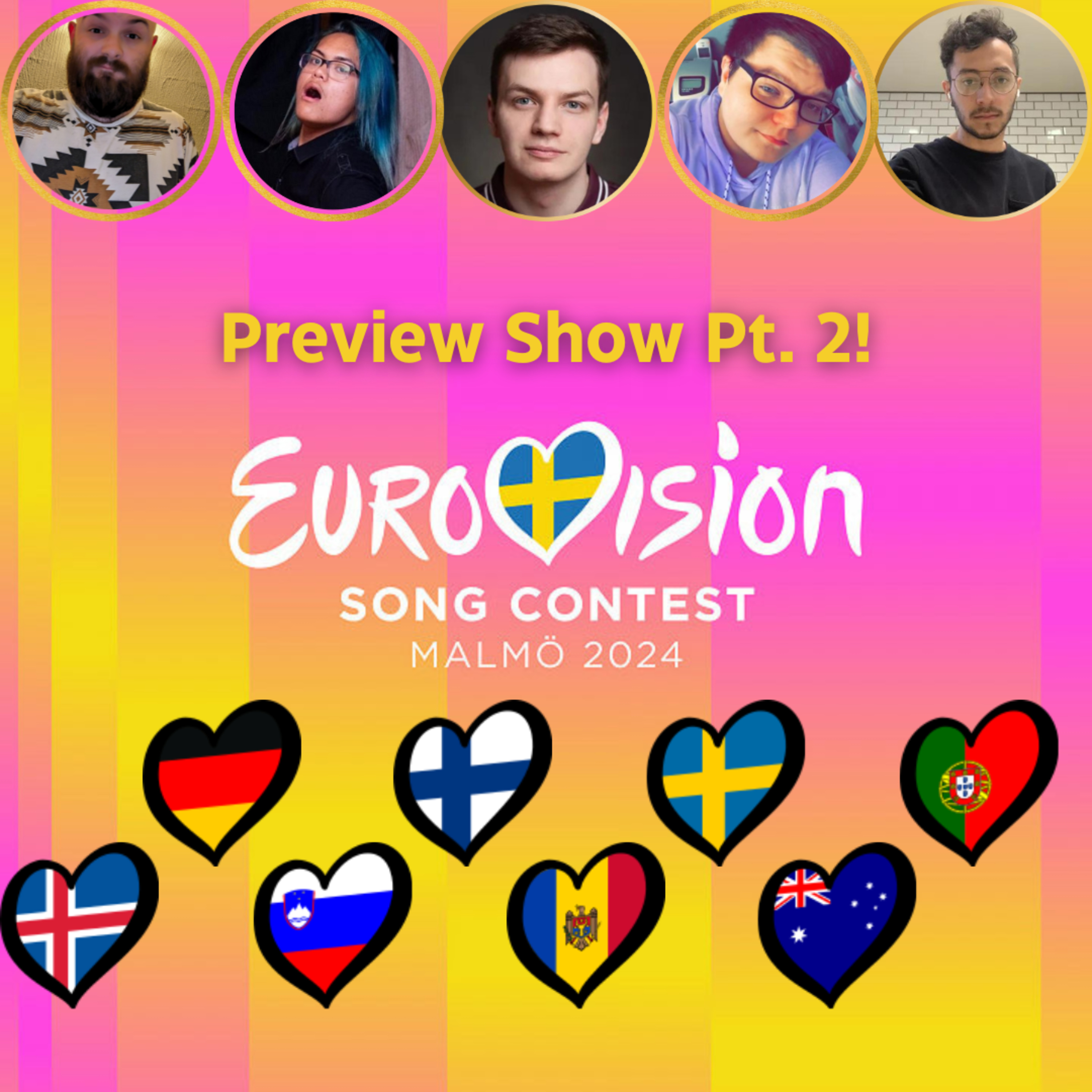 The Tea on Eurovision 2024 | Preview Show Pt 2 🇮🇸🇩🇪🇸🇮🇫🇮🇲🇩🇸🇪🇦🇺🇵🇹 | The CUP ESC 🍵