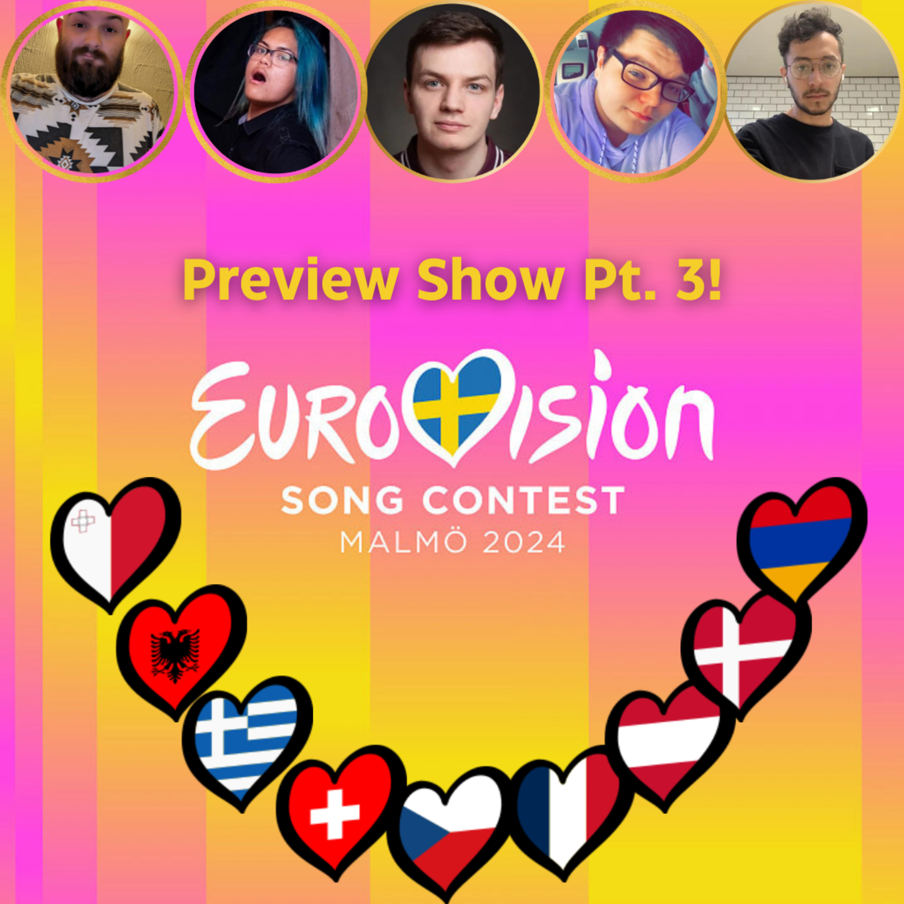 The Tea on Eurovision 2024 | Preview Show Pt 3 🇲🇹🇦🇱🇬🇷🇨🇭🇨🇿🇫🇷🇦🇹🇩🇰🇦🇲 | The CUP ESC 🍵