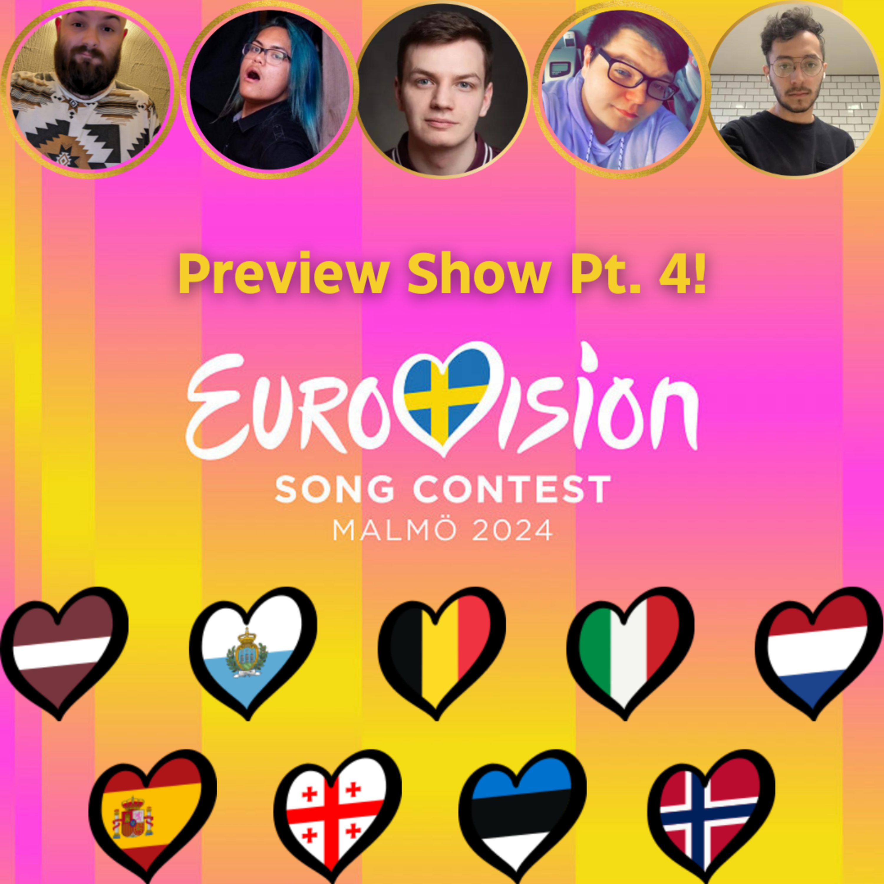The Tea on Eurovision 2024 | Preview Show Pt 4 🇱🇻🇪🇸🇸🇲🇬🇪🇧🇪🇪🇪🇮🇹🇳🇴🇳🇱 | The CUP ESC 🍵
