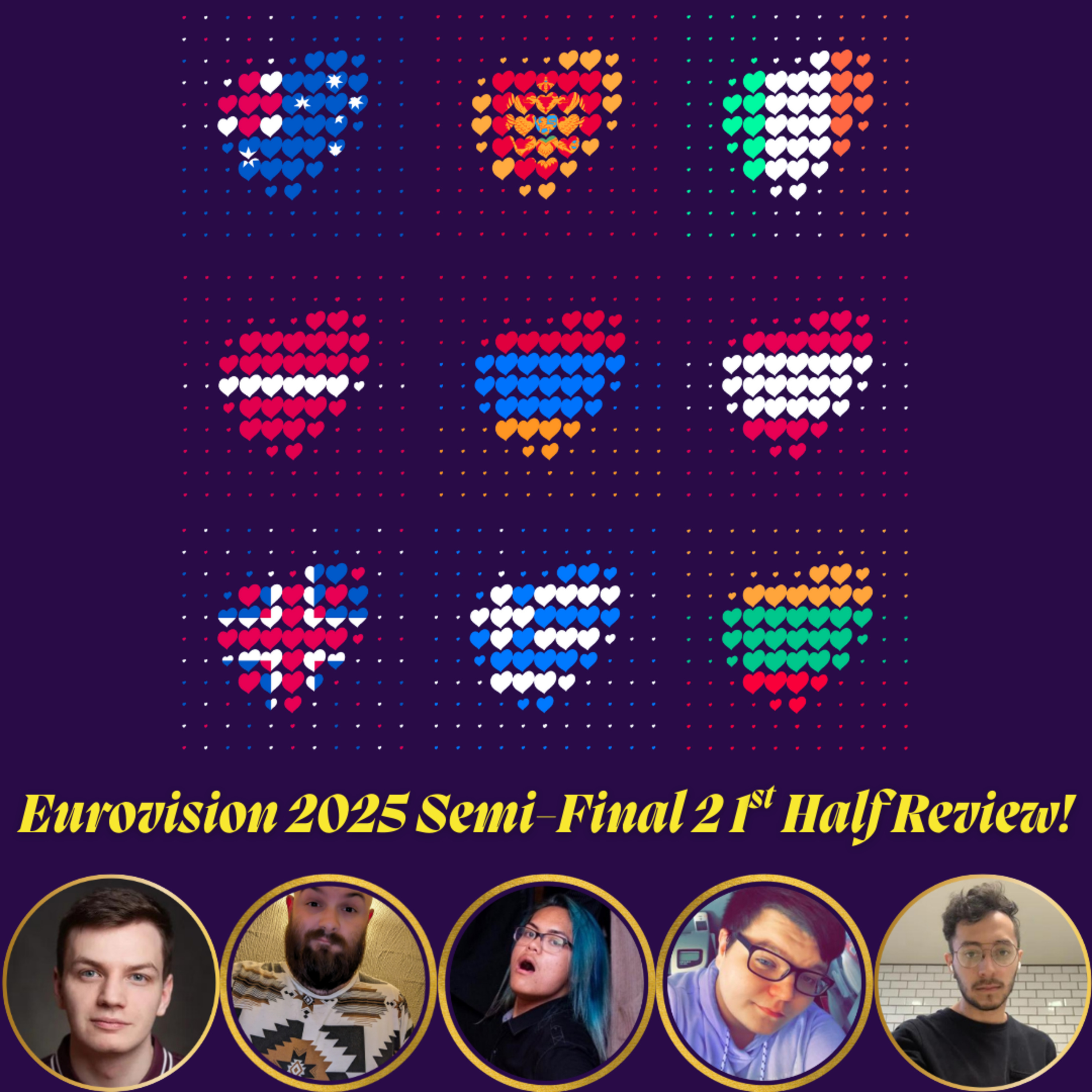 #Eurovision2025 Semi-Final 2 1st Half Review! 🇦🇺🇲🇪🇮🇪🇱🇻🇦🇲🇦🇹🇬🇧🇬🇷🇱🇹 | Road to Basel! | The CUP ESC 🍵