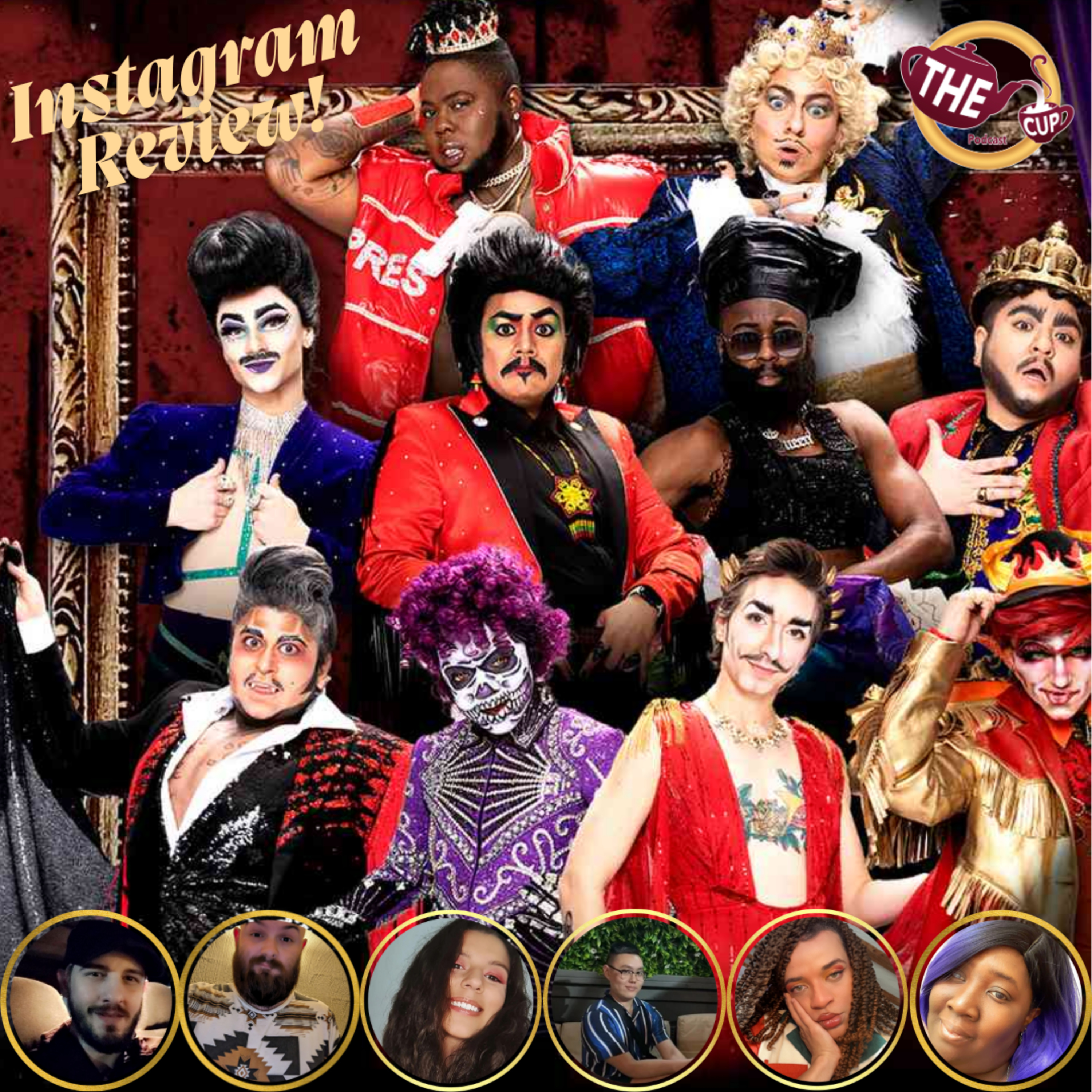 King of Drag Season 1 Instagram Review Look Over Here 👑 | The CUP 🍵