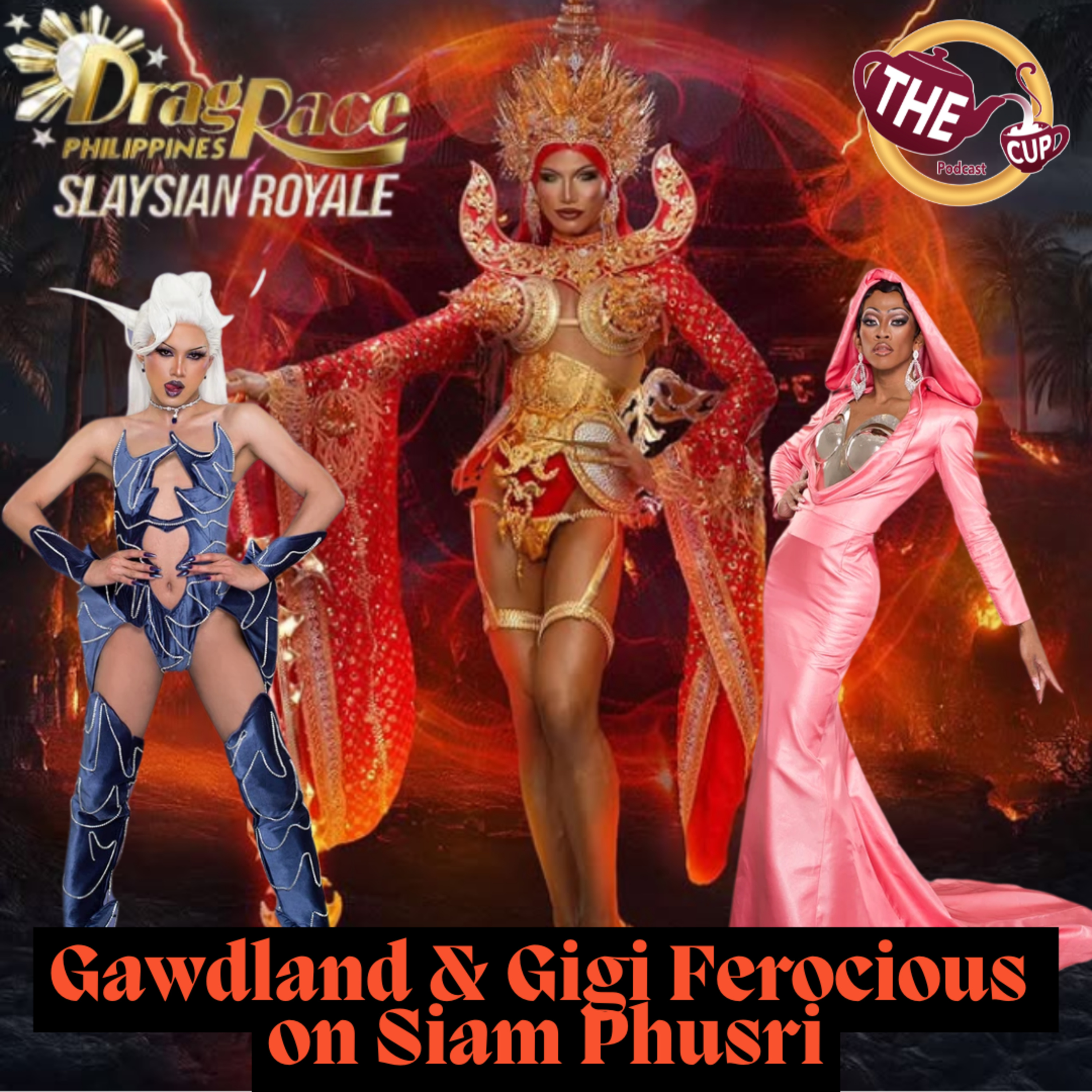 Gawdland & Gigi Ferocious on Siam Phusri 🇹🇭 | Drag Race Philippines: Slaysian Royale 🇵🇭 | The CUP 🍵