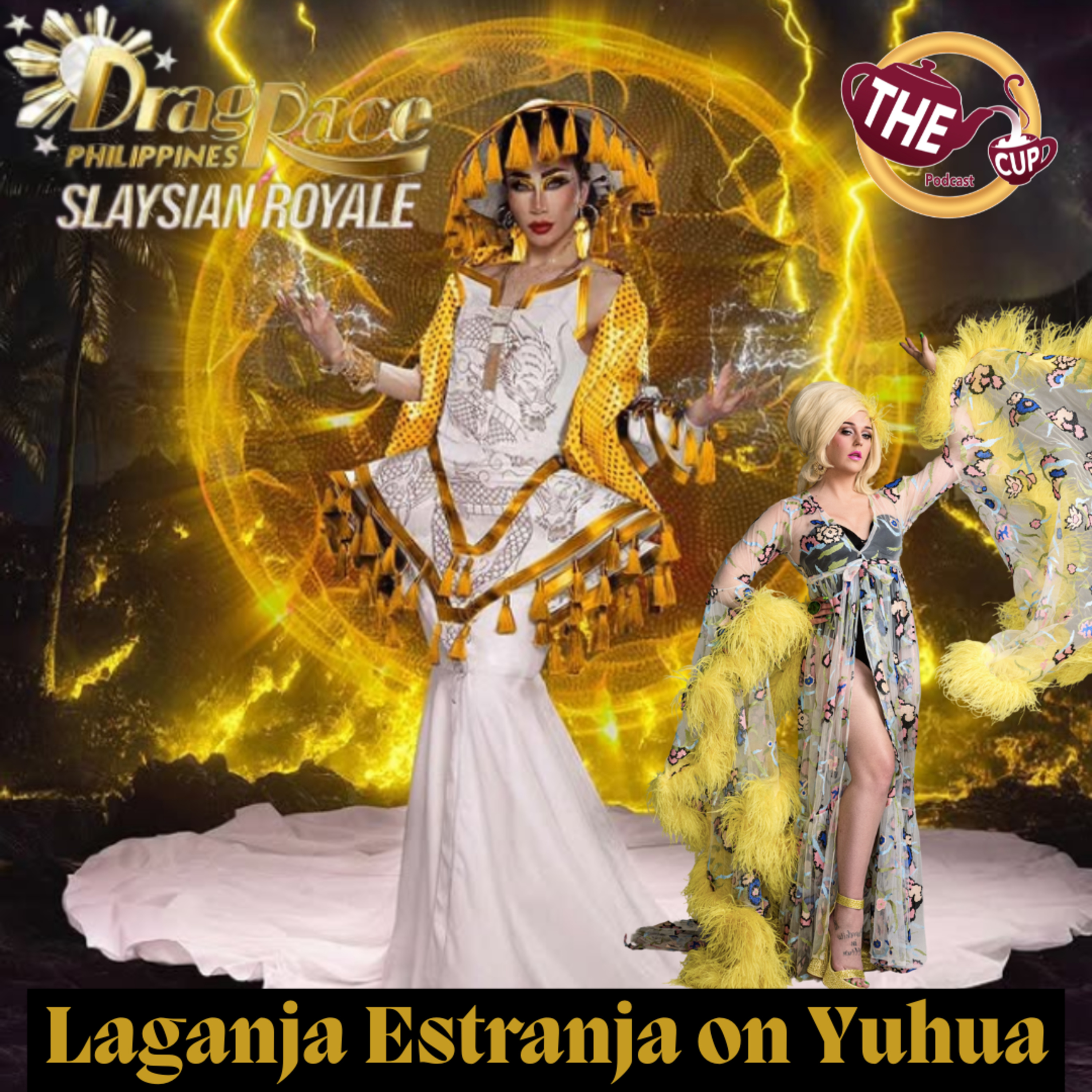 Laganja Estranja on Yuhua 🇺🇸 | Drag Race Philippines: Slaysian Royale 🇵🇭 | The CUP 🍵