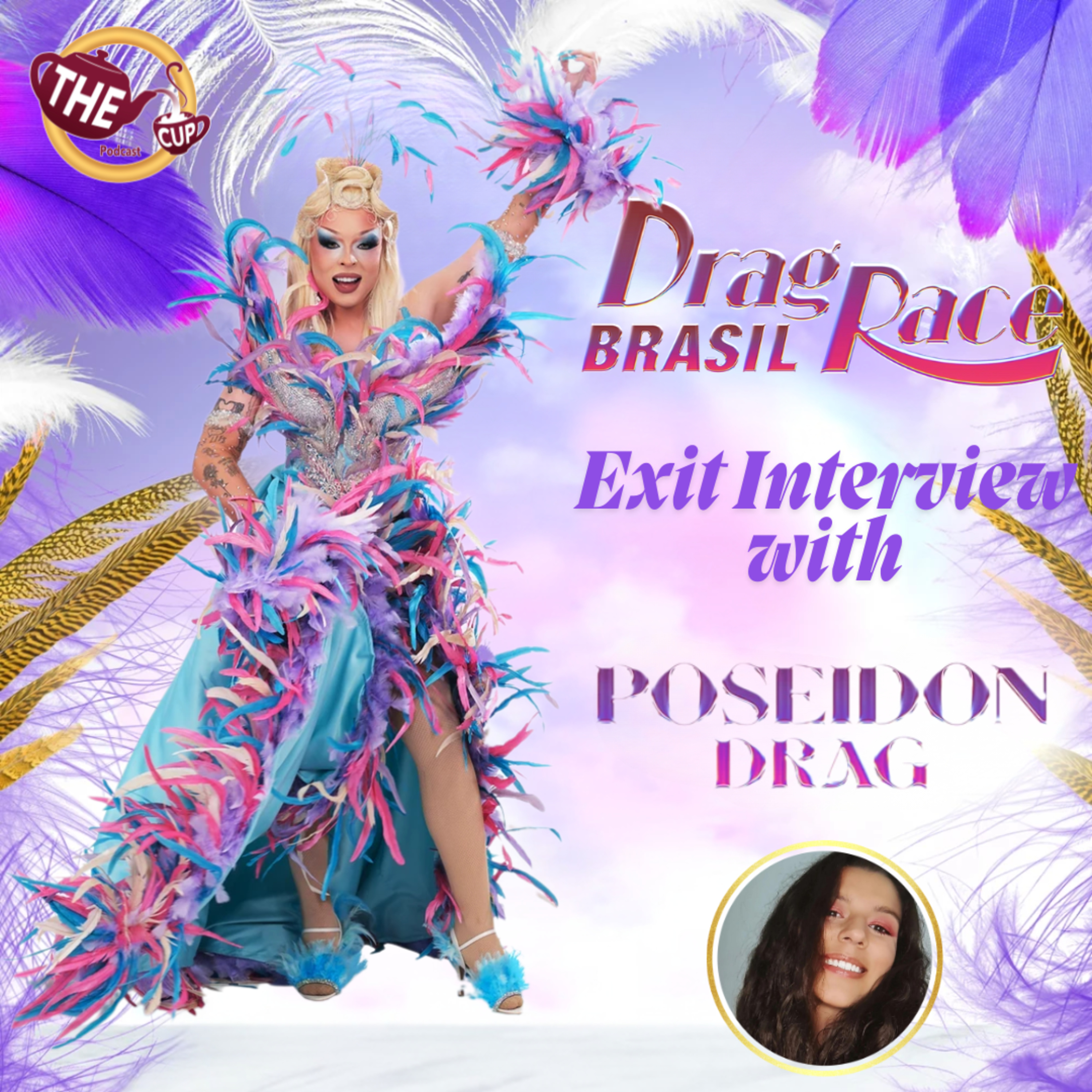 A Chat with Poseidon Drag! (English Subtitles) | Drag Race Brasil Season 2 🇧🇷 | The CUP 🍵